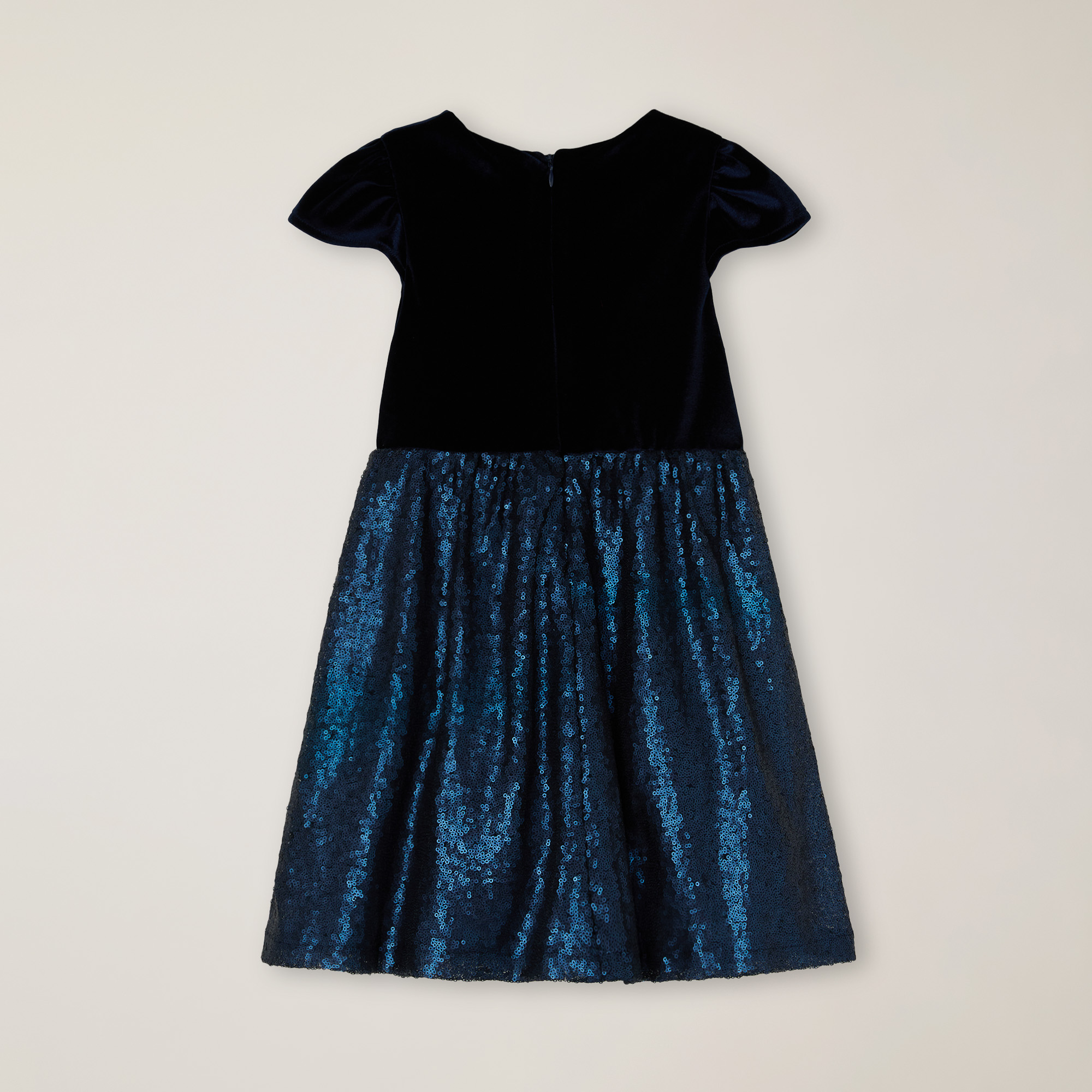 Robe En Velours Avec Paillettes Et Logo Bijou