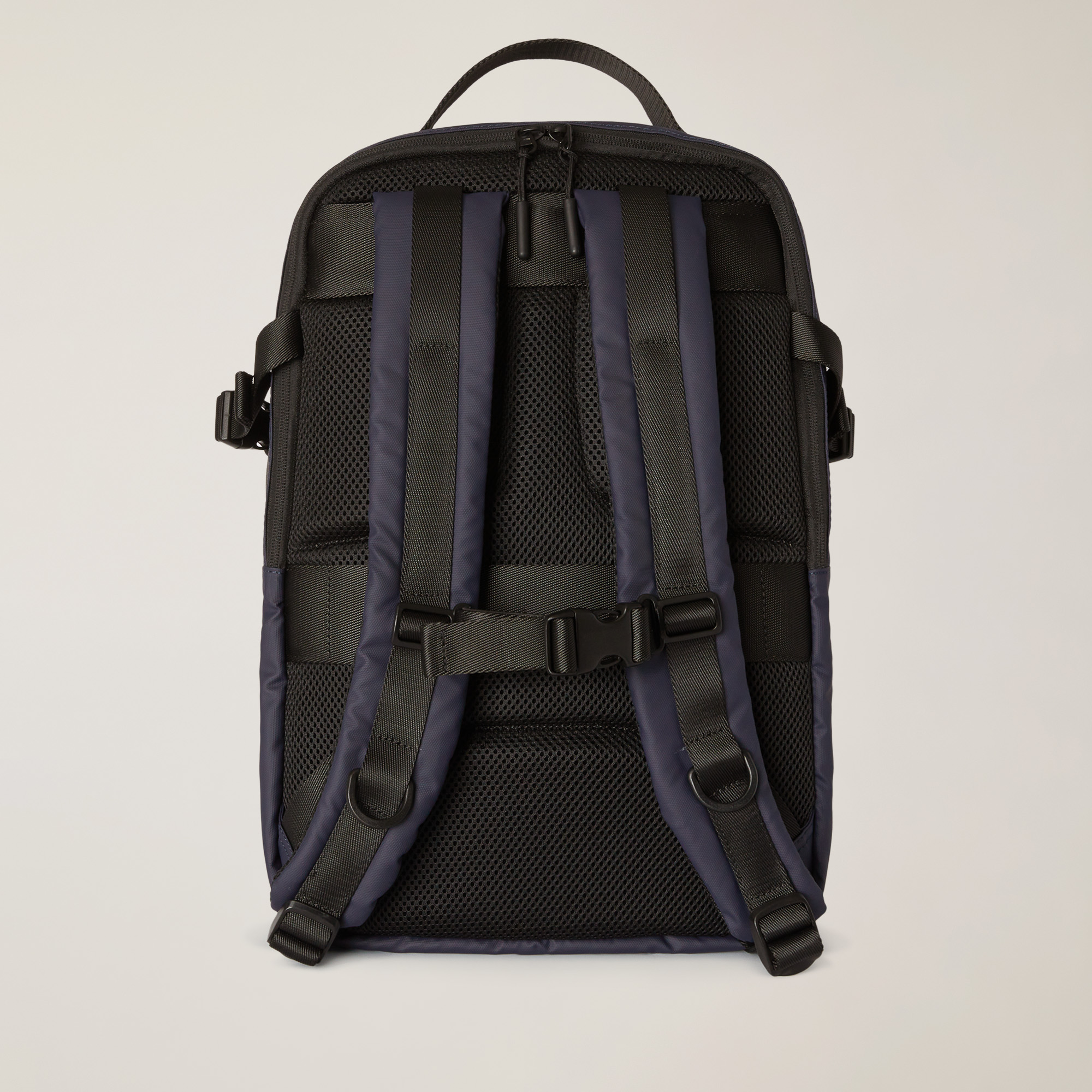 Zaino Compatto In Nylon, Blu scuro, large image number 1