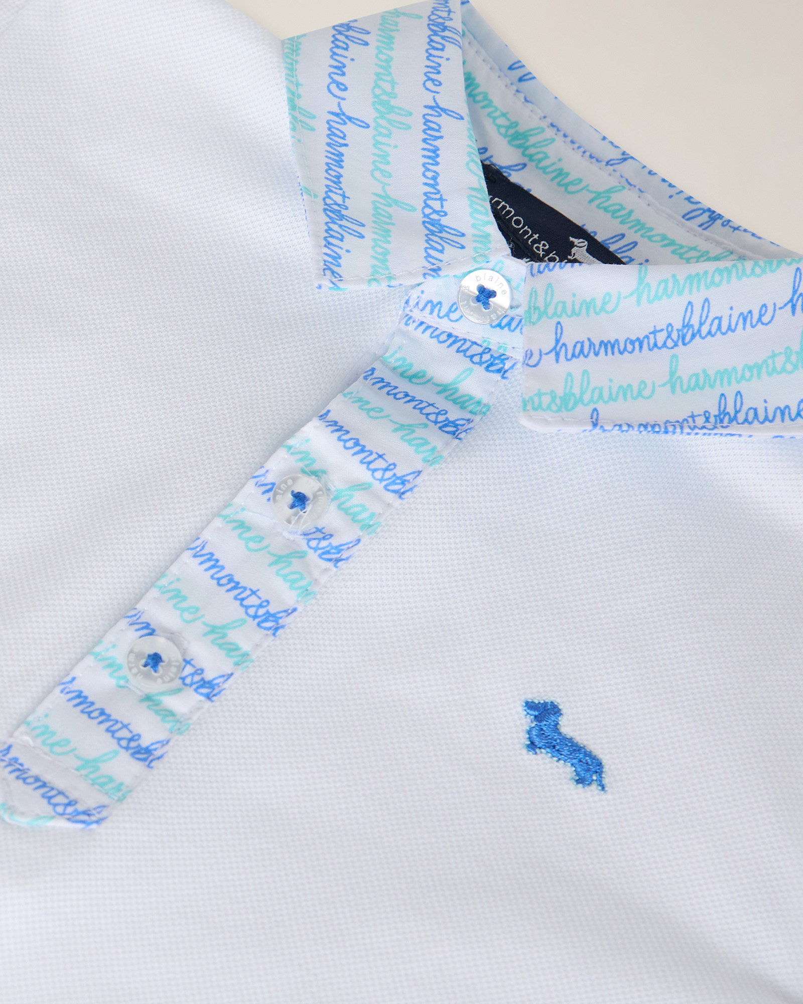Playsuit with all-over print collar, White, large image number 2