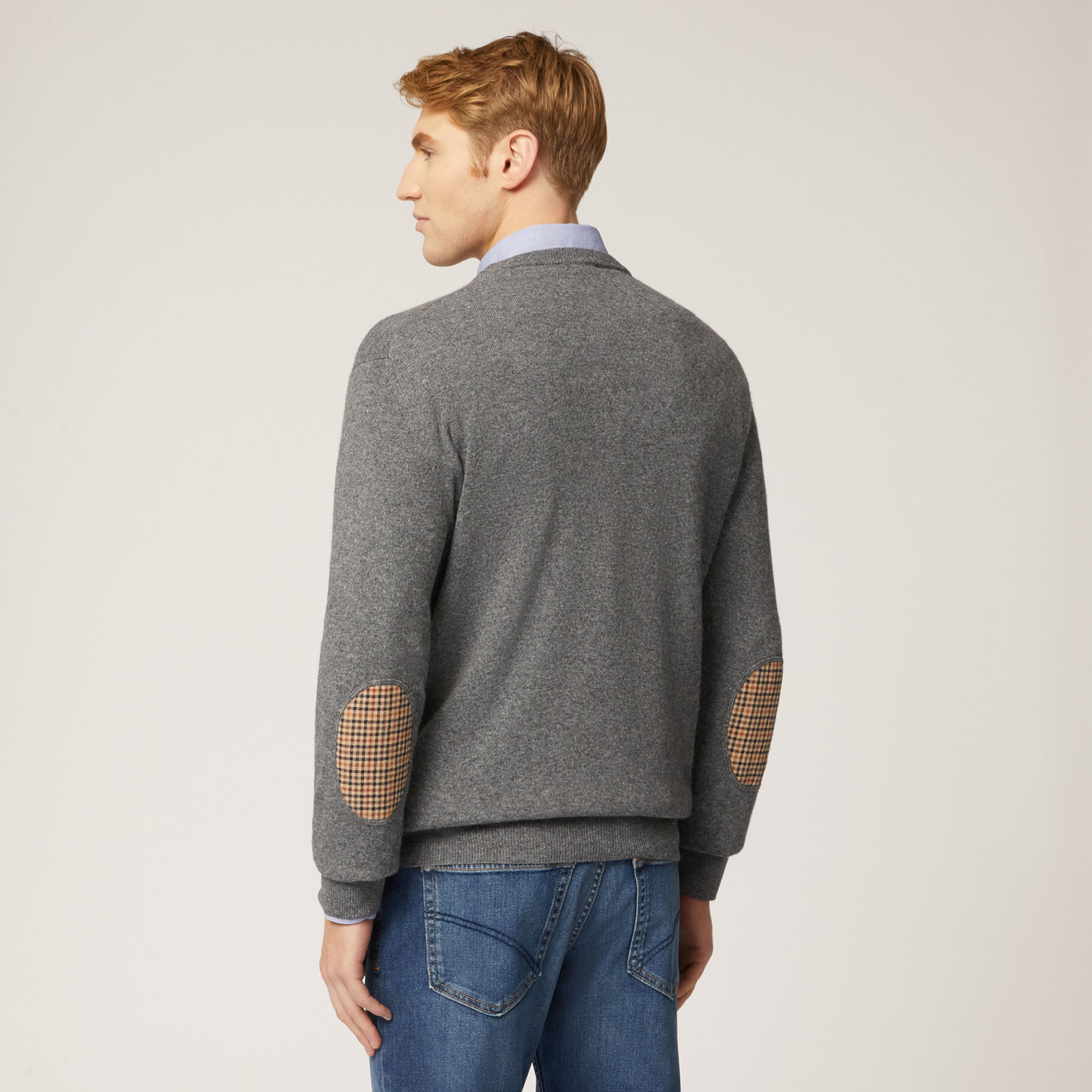 Pullover Girocollo Harmont & Blaine Jeans, Grigio, large image number 1