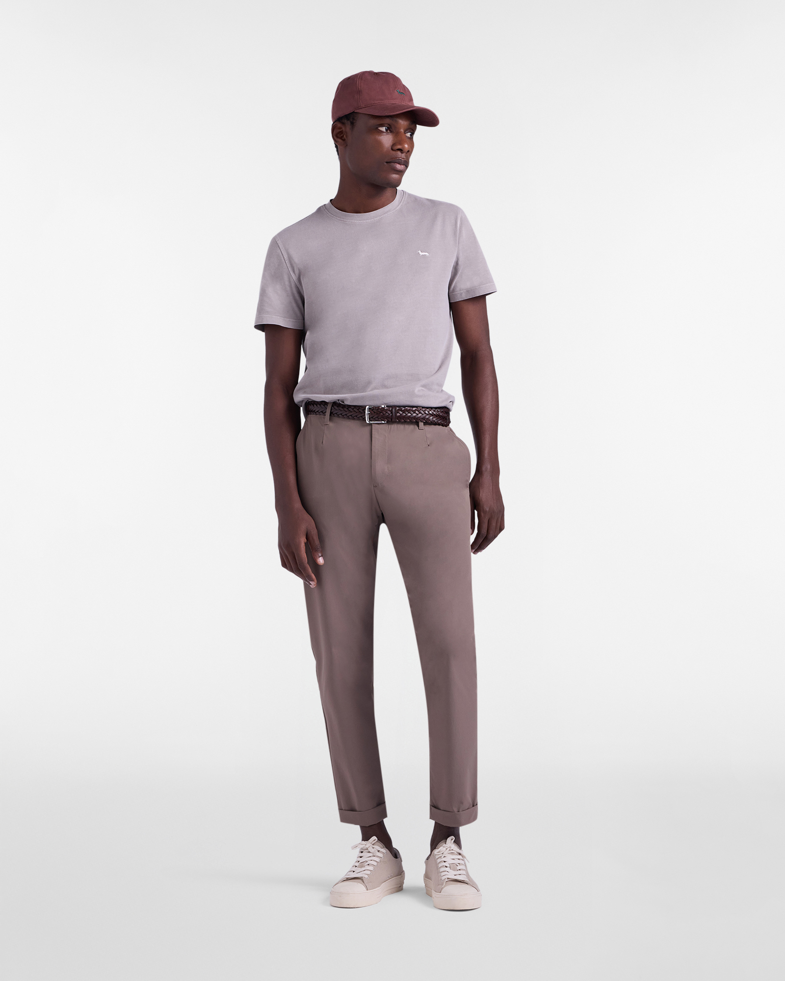 Camiseta para hombre de la C&aacute;psula Earth Dye, Marr&oacute;n/Rojo, large image number 3