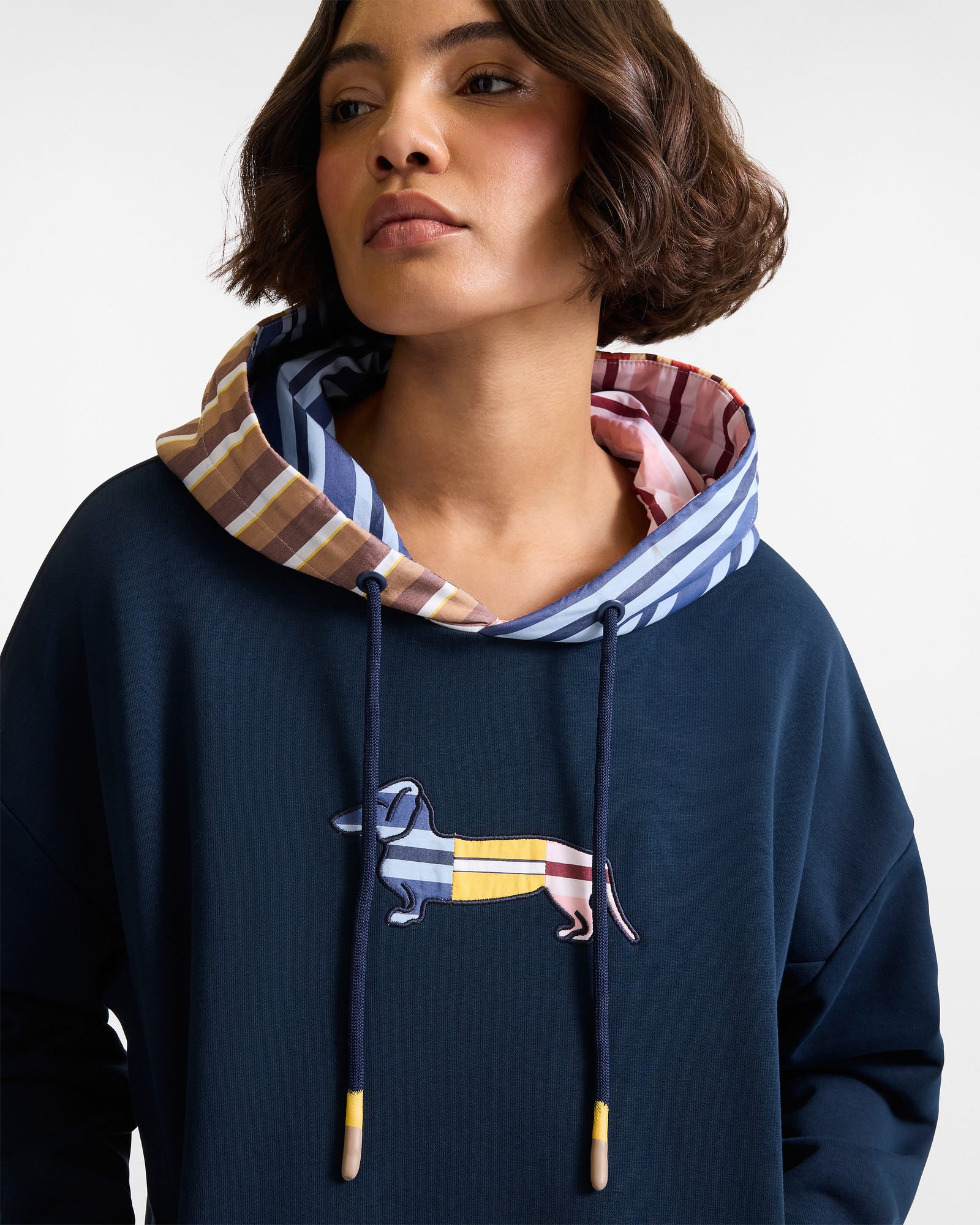 Hoodie Capsule “Upcycling”, Navy Blue, large image number 2