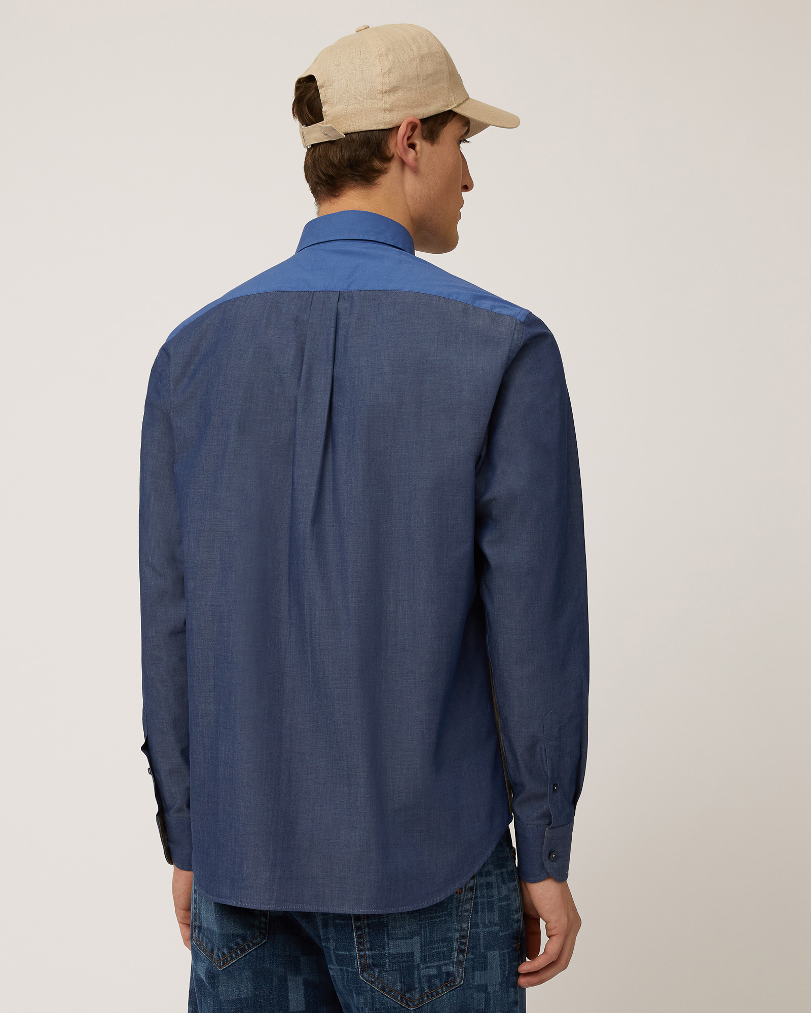 Cotton Patchwork Shirt