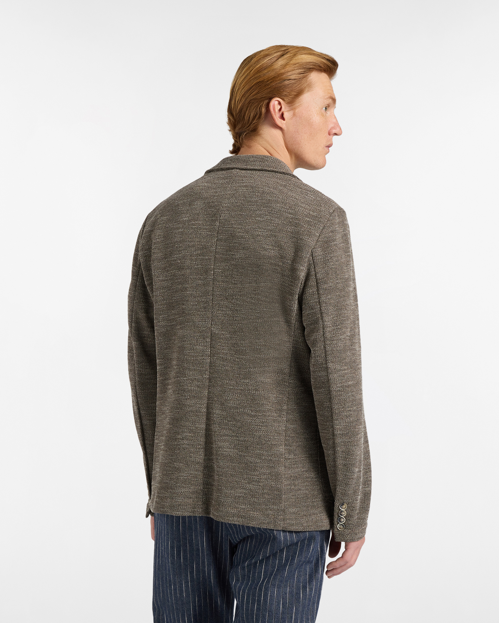 Giacca Uomo in Jersey a Trama Irregolare