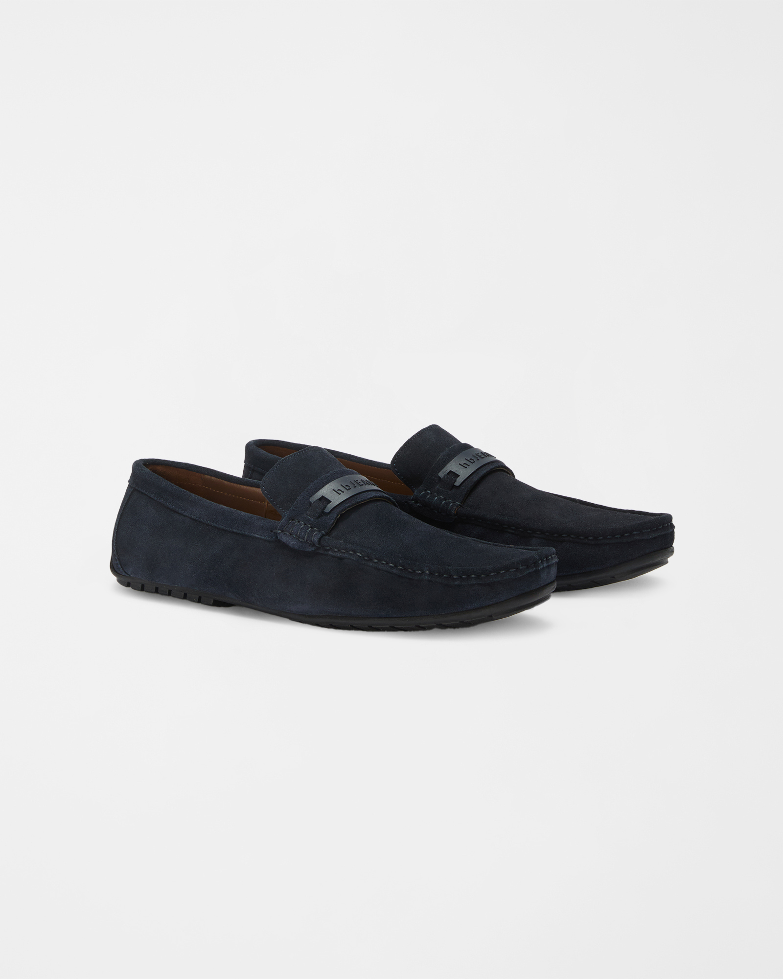 Driver Shoes in Suede con Morsetto Iinciso