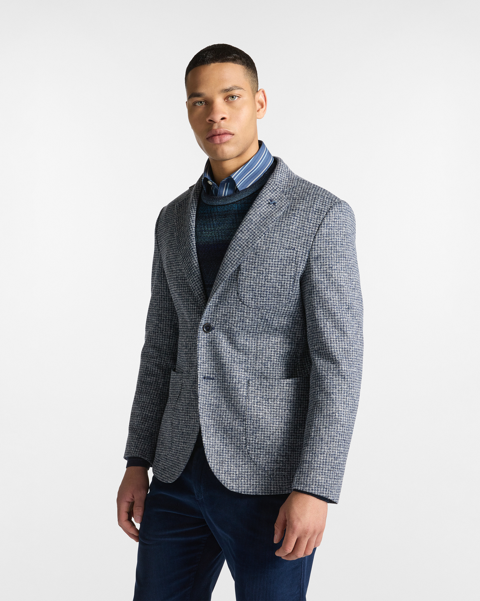 Cardigan Jacket with Colorful Craftsmanship Capsule