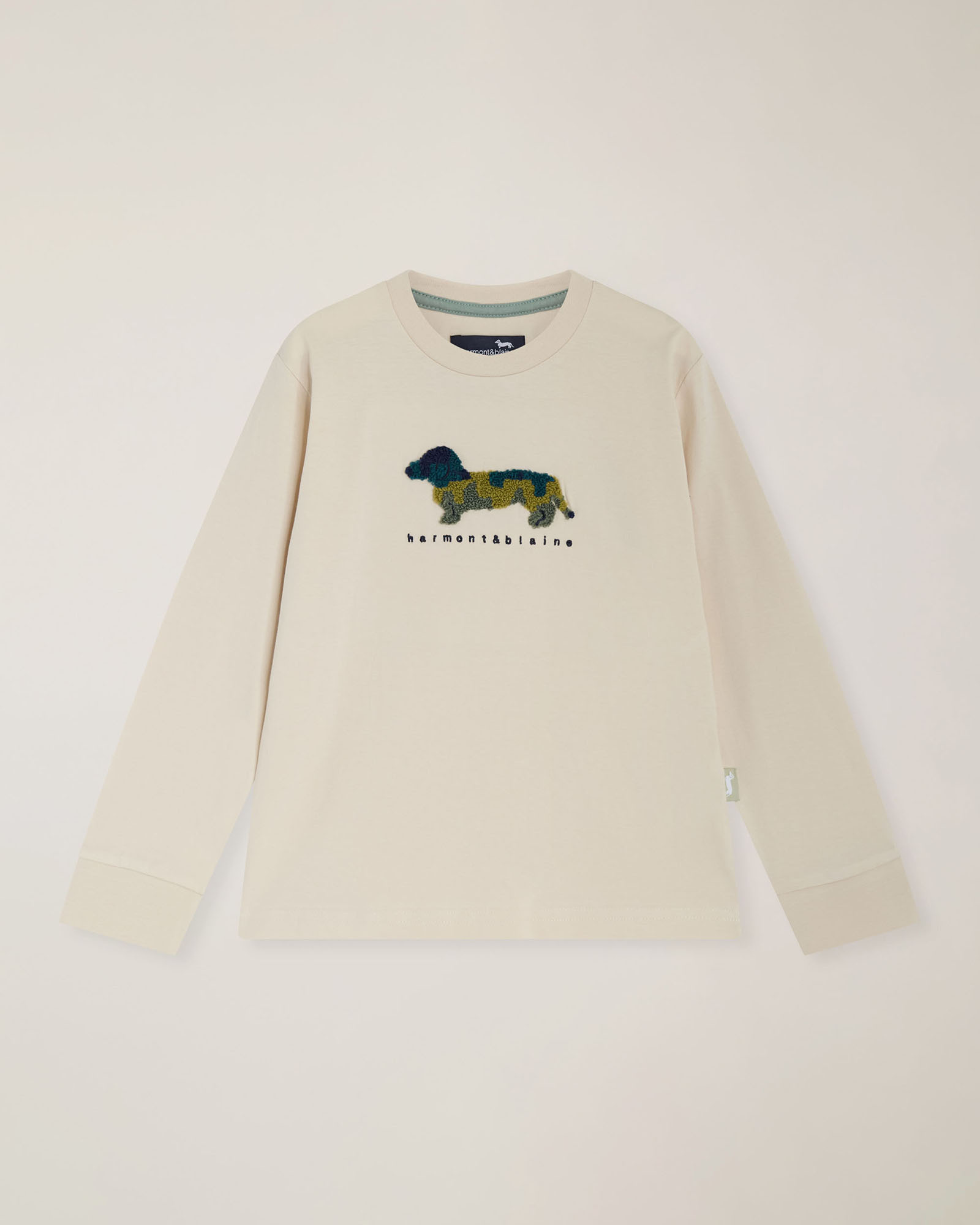 Long‑sleeve T‑shirt in organic cotton