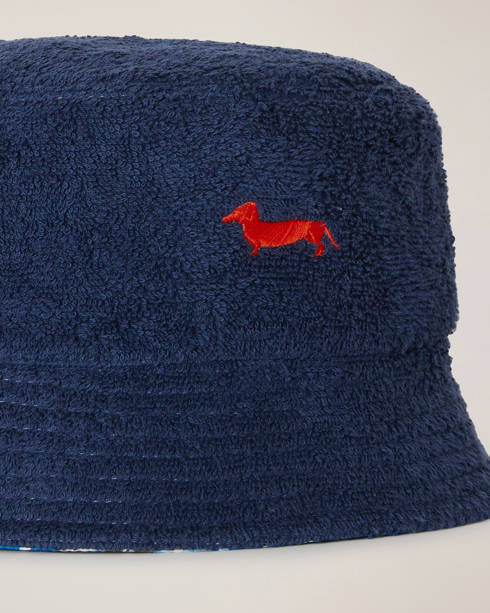 Terry and Mare Print Bucket Hat, Light Blue, large image number 1