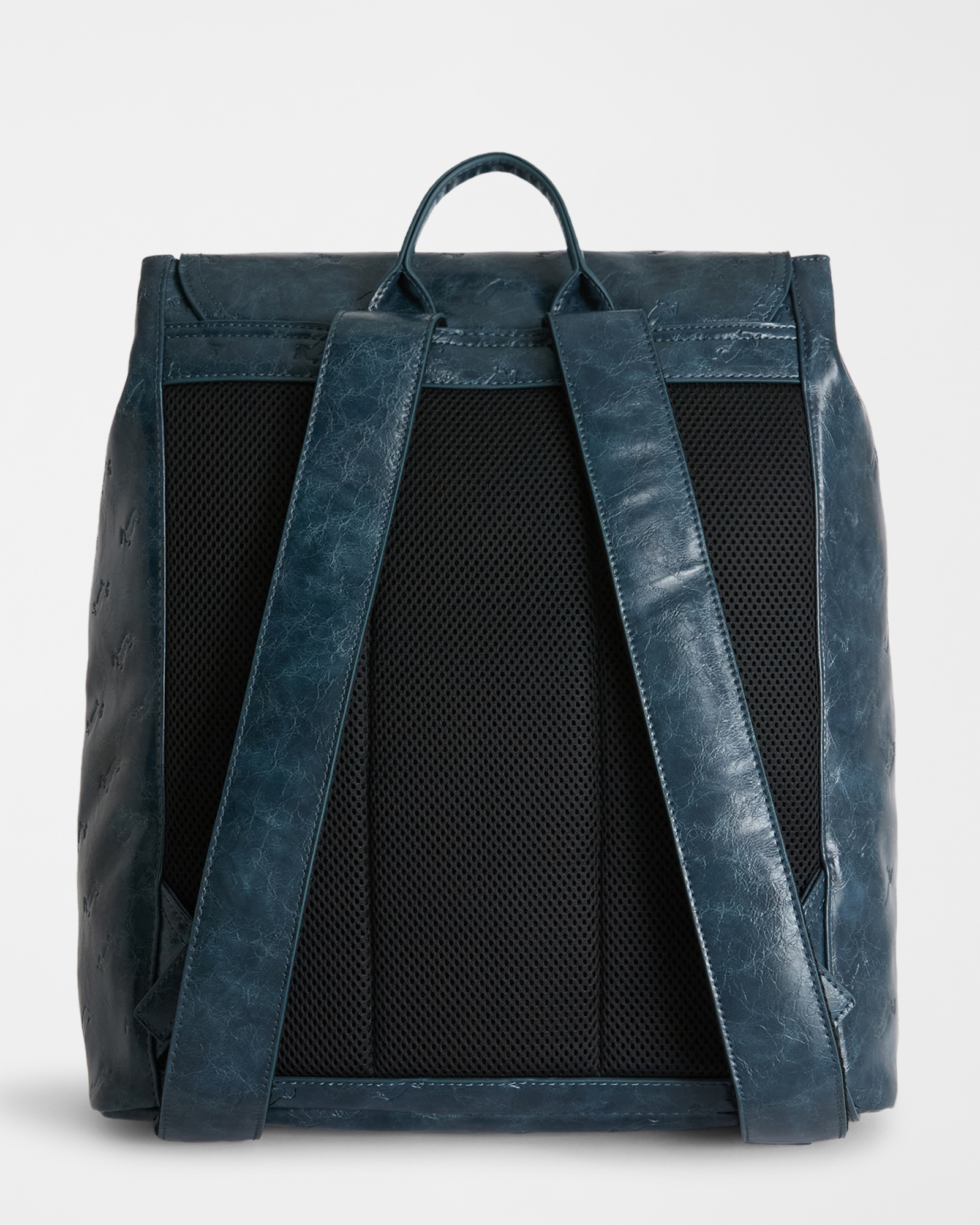 Cargo-style backpack with top flap
