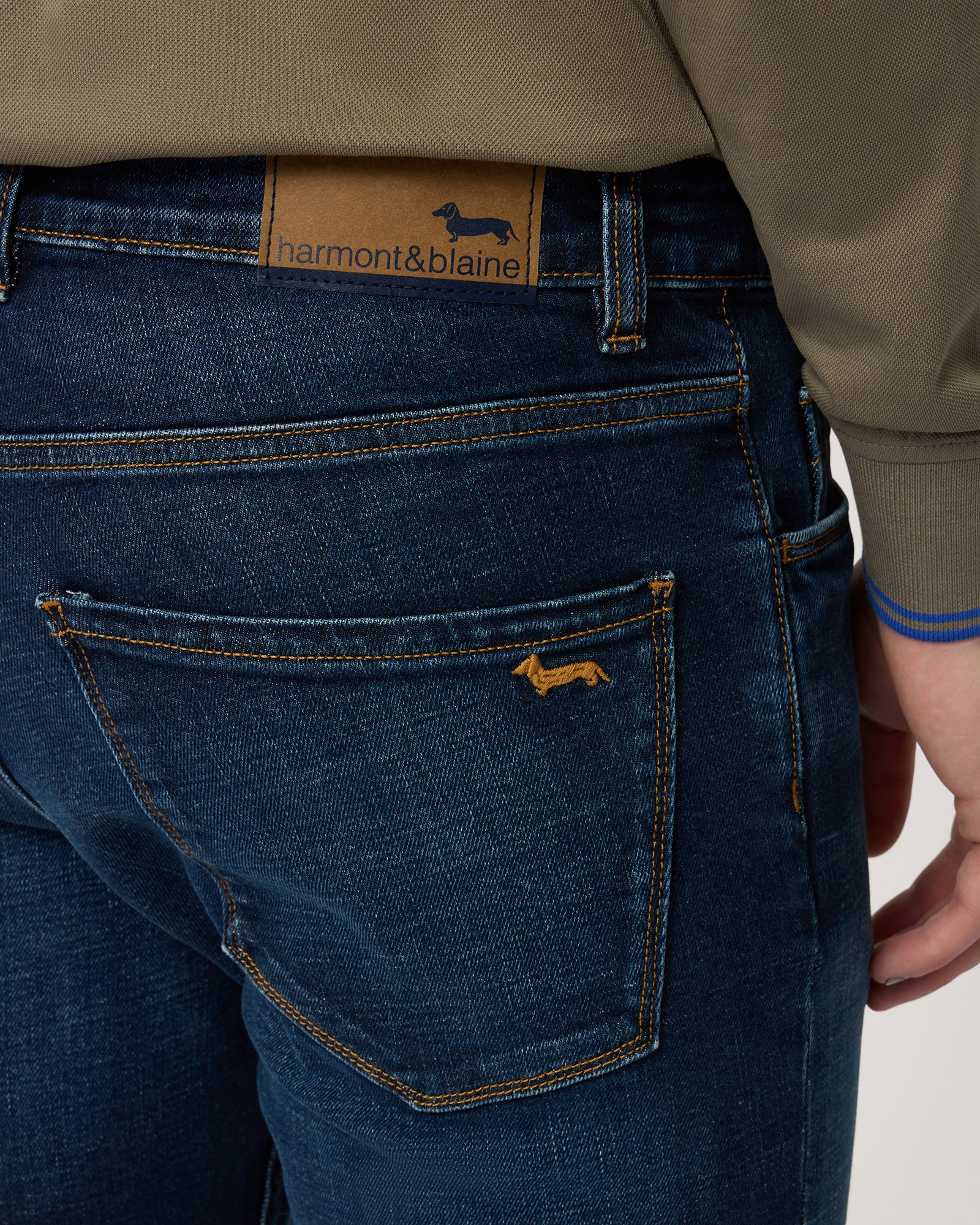 Slim Five-Pocket Jeans, Denim Blue, large image number 2