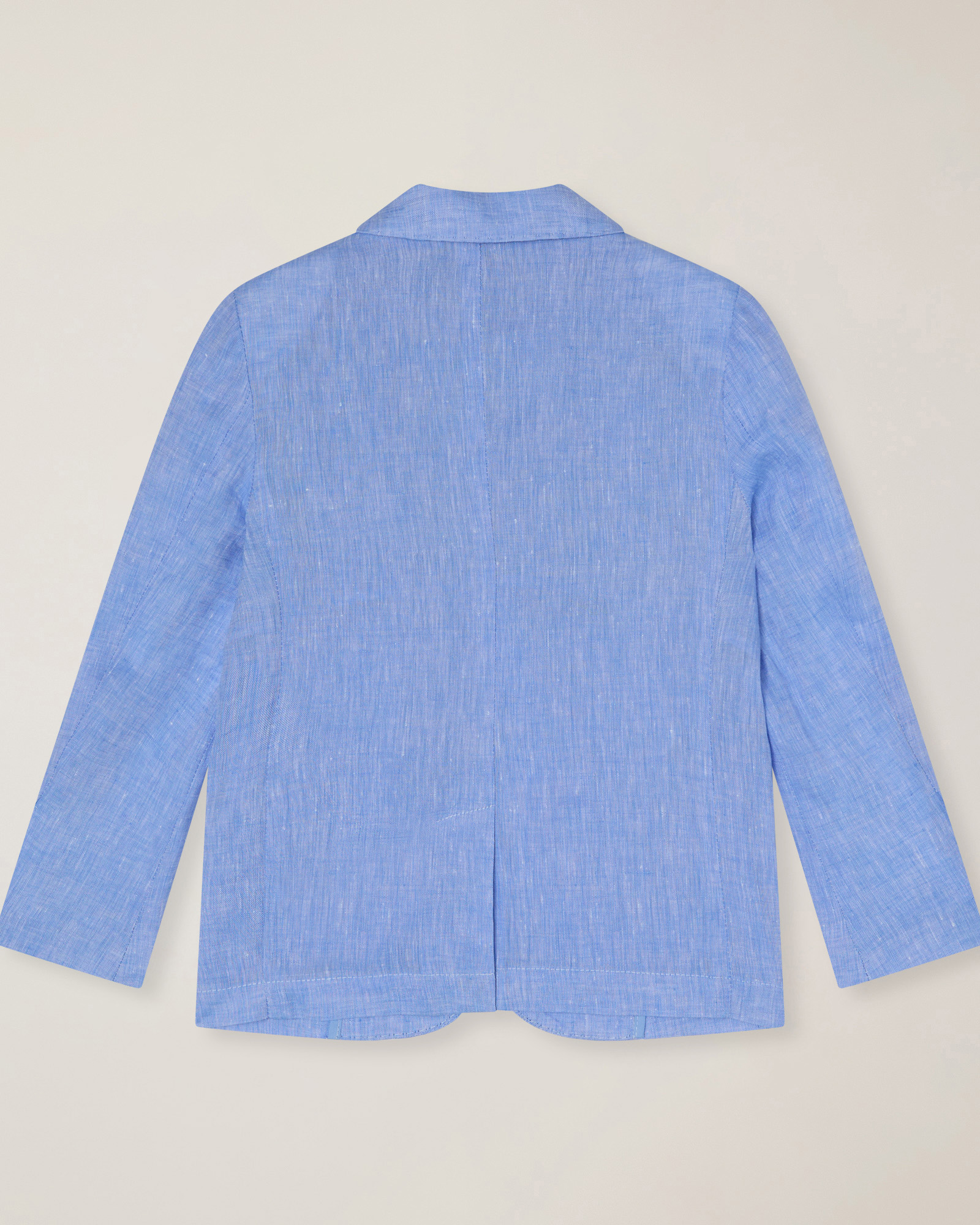 Giacca in lino con spilla bassotto, Light Blue, large image number 1
