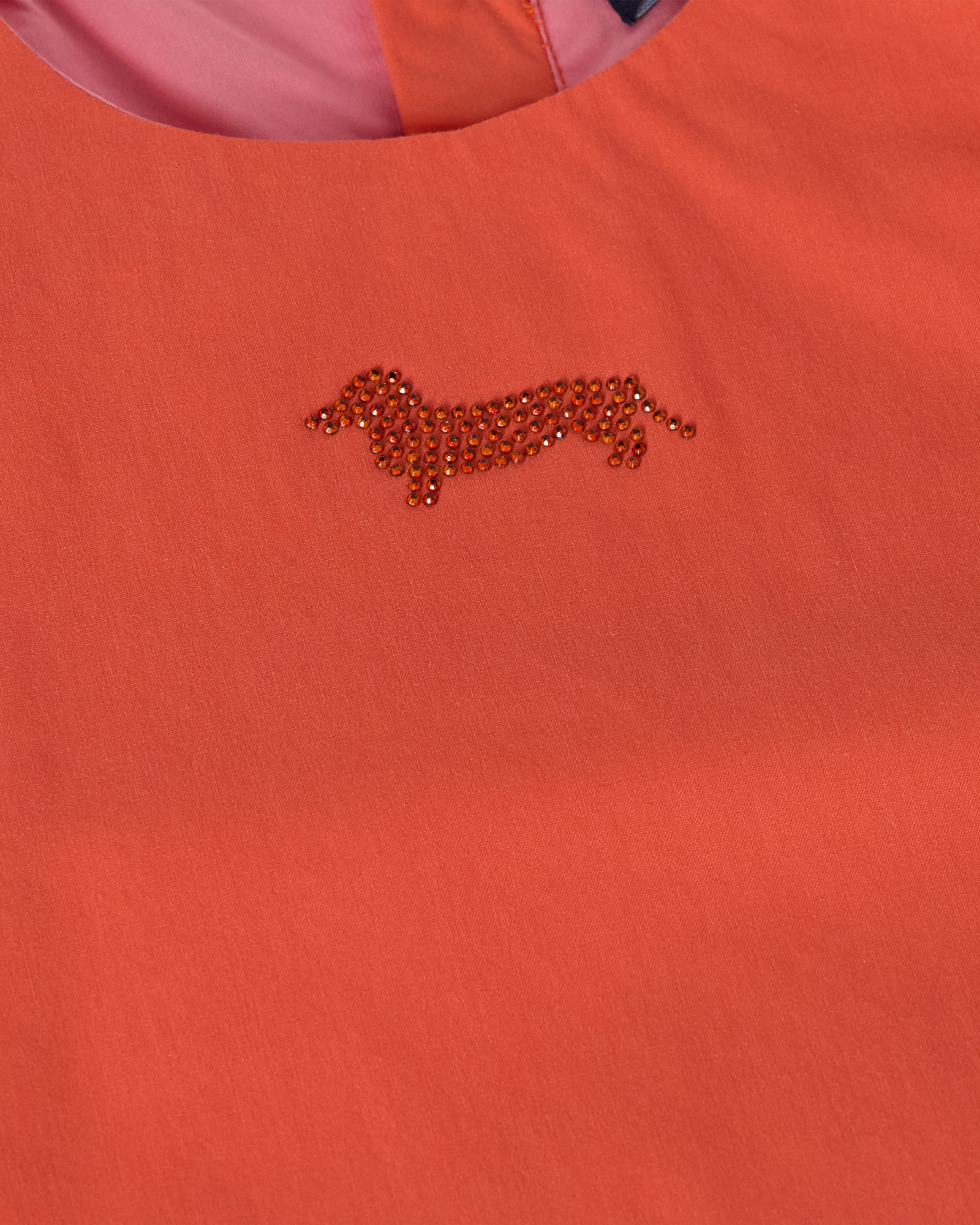 Blusa con applicazione logo, Rosa Scuro, large image number 2