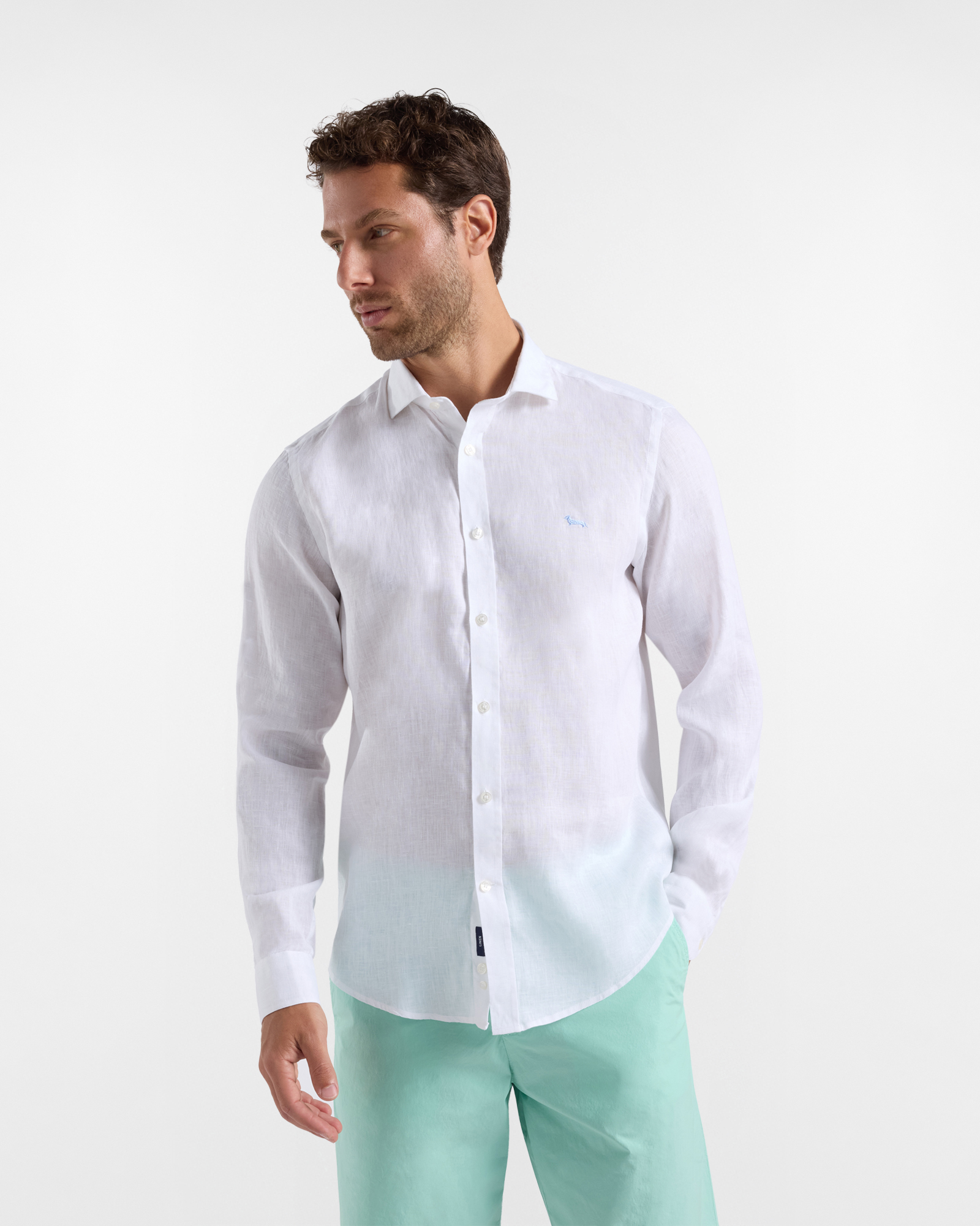 Camicia Uomo in Lino Narrow Fit