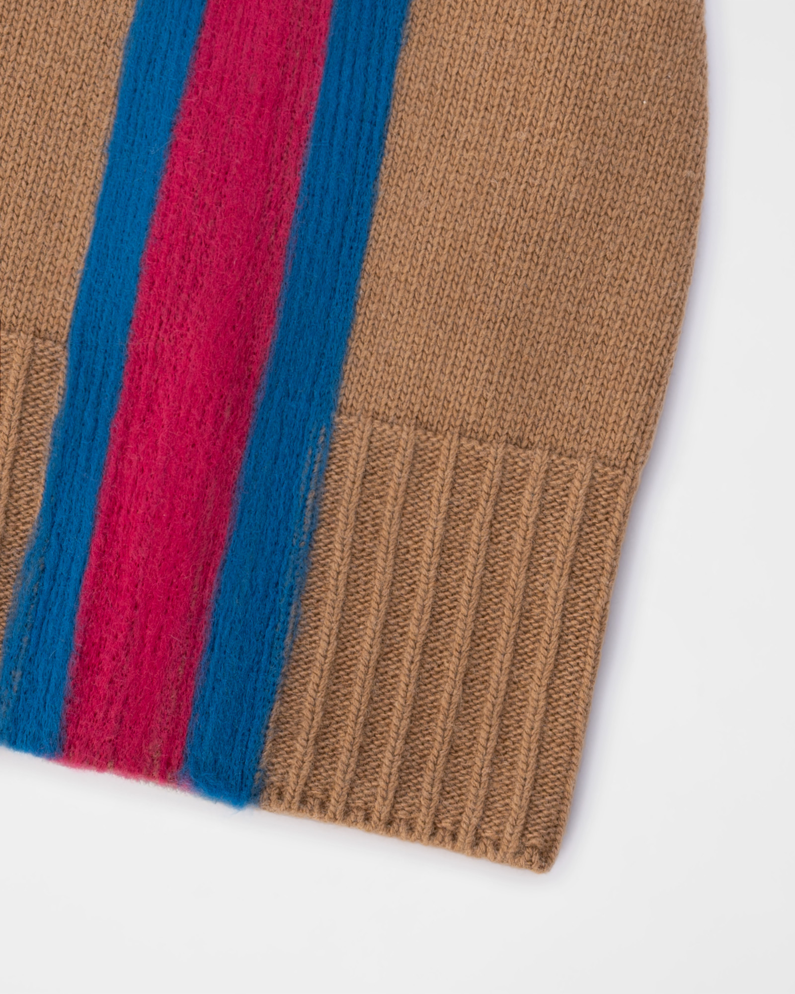 Men&rsquo;s Wool and Cashmere Blend Hat from the Re-Loved Capsule Collection, Made in Italy, BEIGE, large