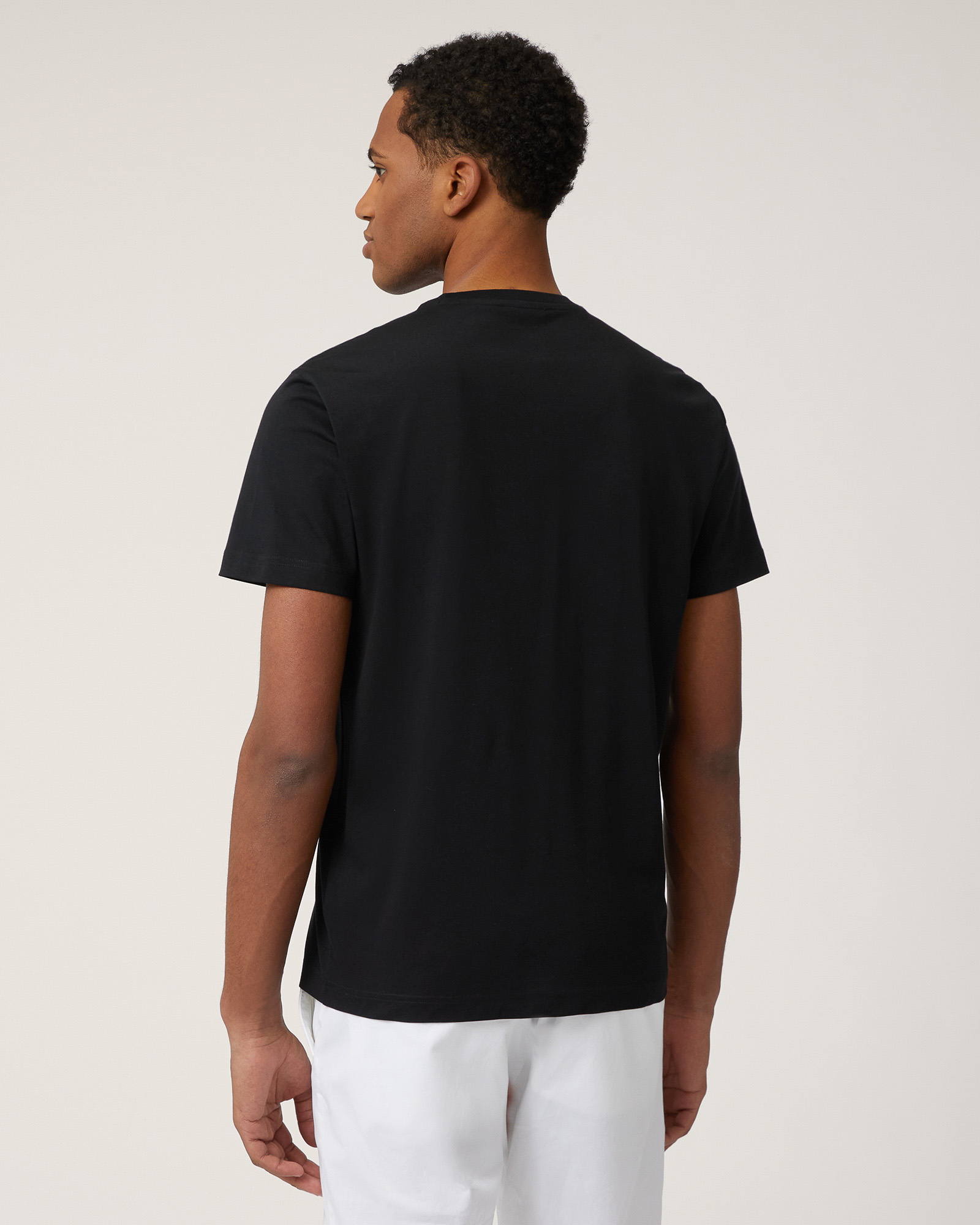 Cotton T-Shirt with Dachshund, Black, large image number 1