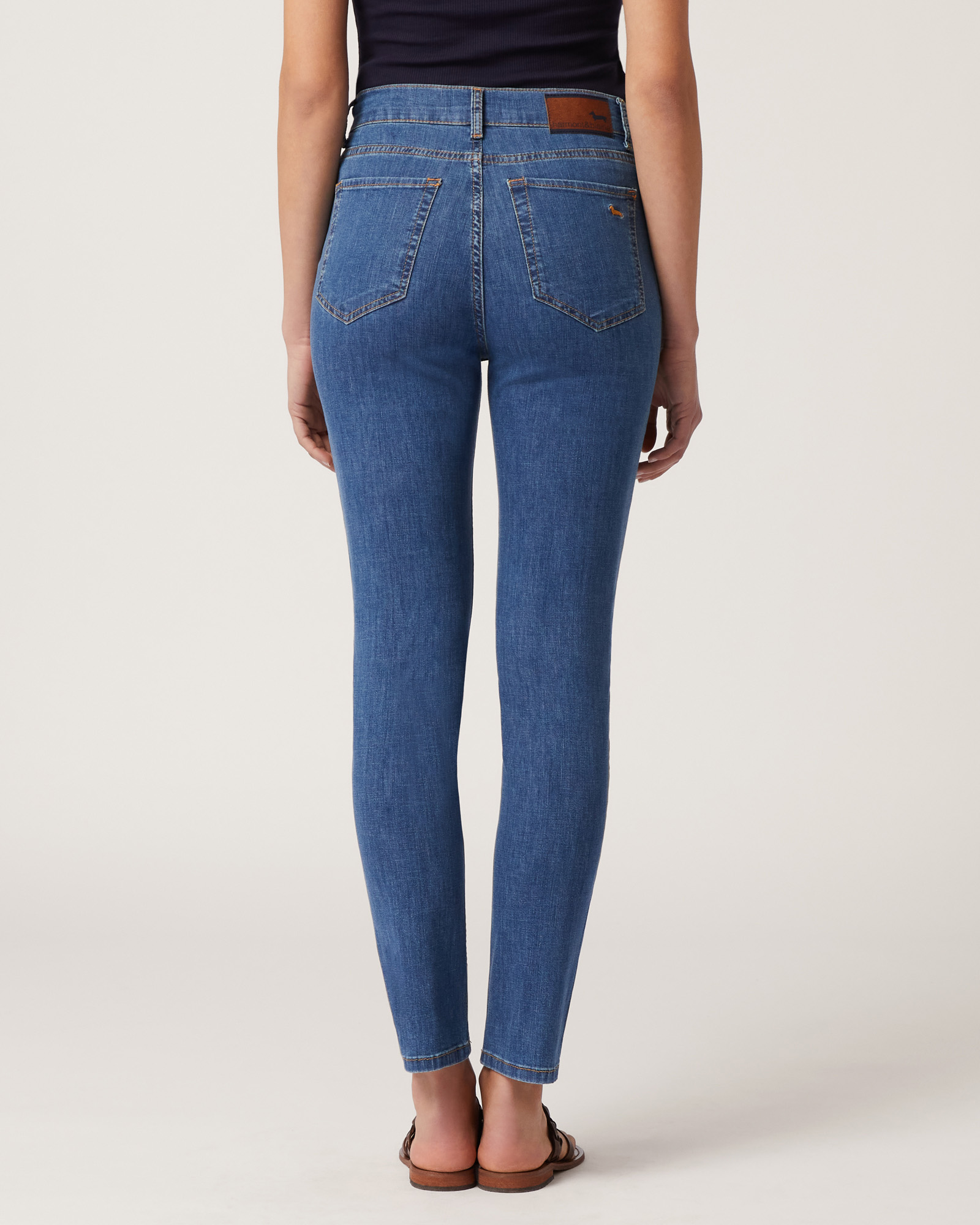 Jeans Slim A Vita Alta