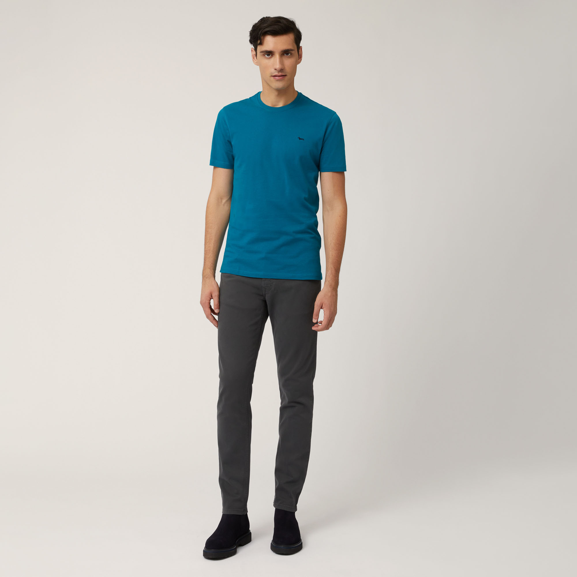 Elevate Dutility Five-Pocket Stretch Cotton Pants, Gray, large image number 3