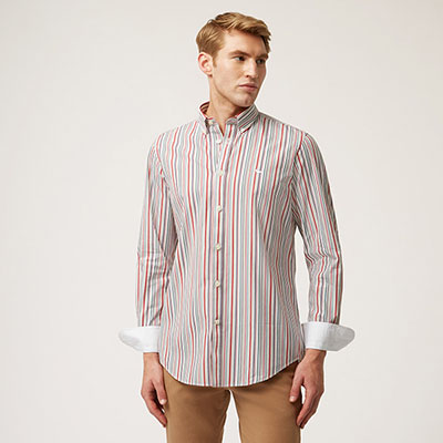 Art Academy Striped Organic Cotton Shirt