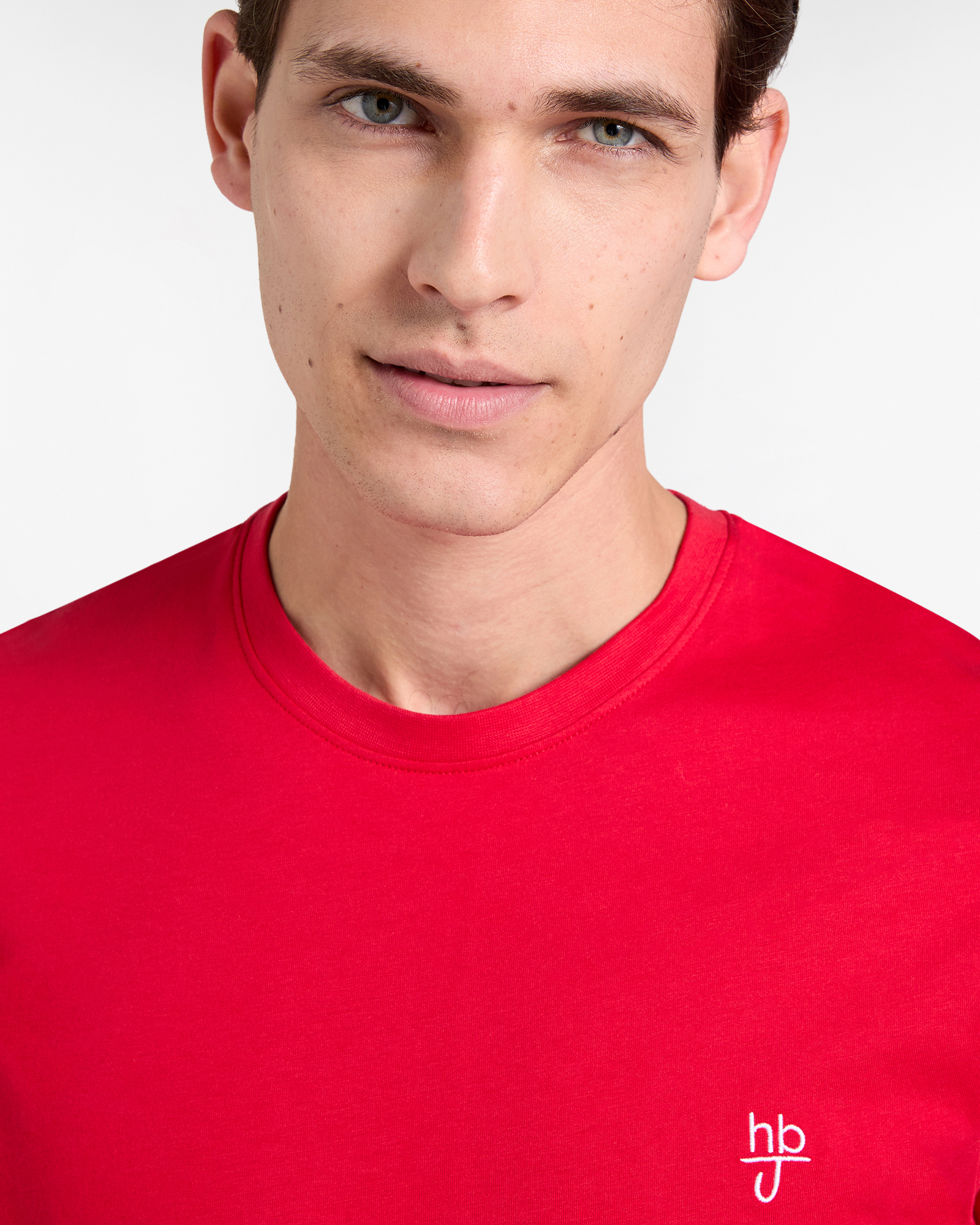 T‑shirt Uomo Basic Narrow Fit, Rosso, large image number 2