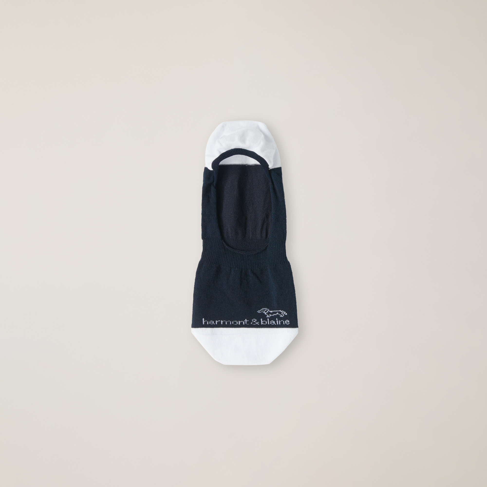 TwoTone Trainer Sock with Logo