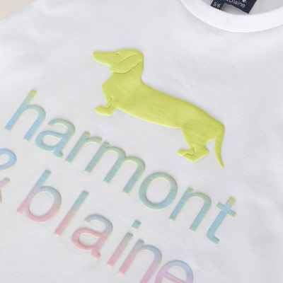 T-Shirt Cotone Organico Con Stampa Logo, Bianco, large image number 2