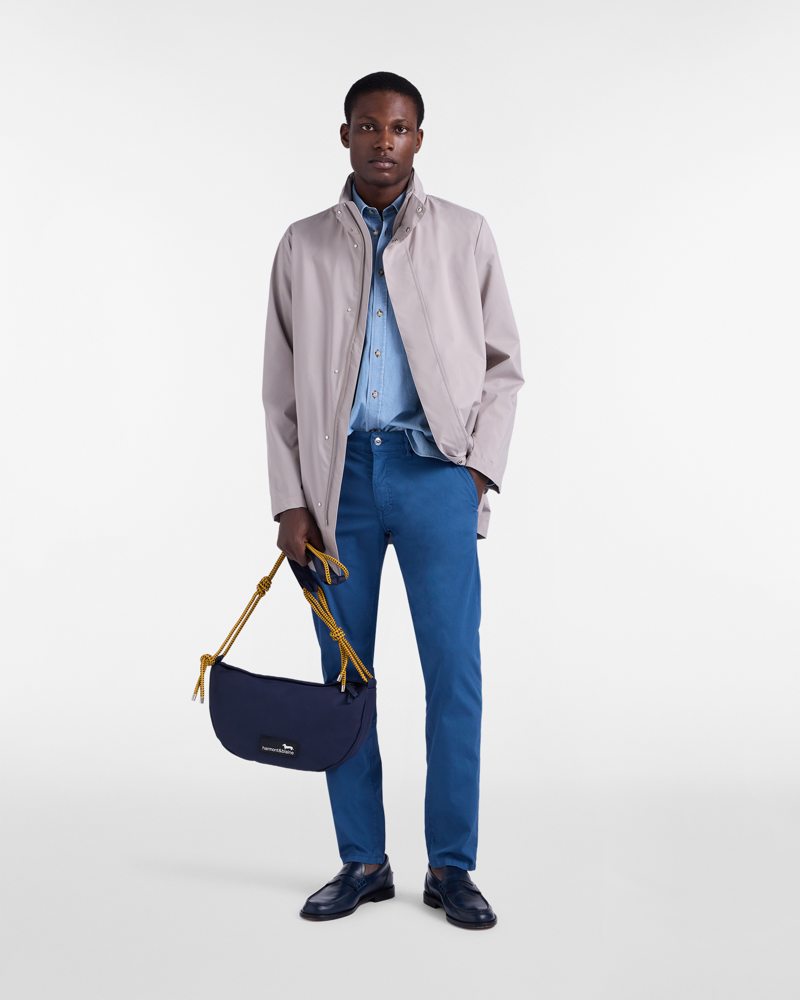 Soft shell trench coat, Gray, large image number 3