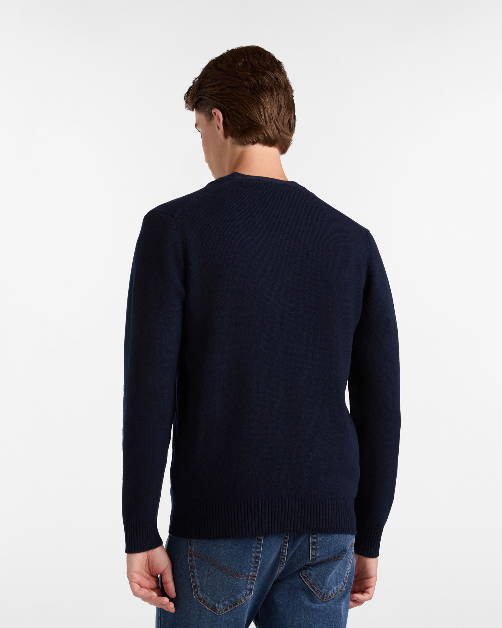 Cárdigan de Lana y Cachemira, Azul Navy, large image number 1