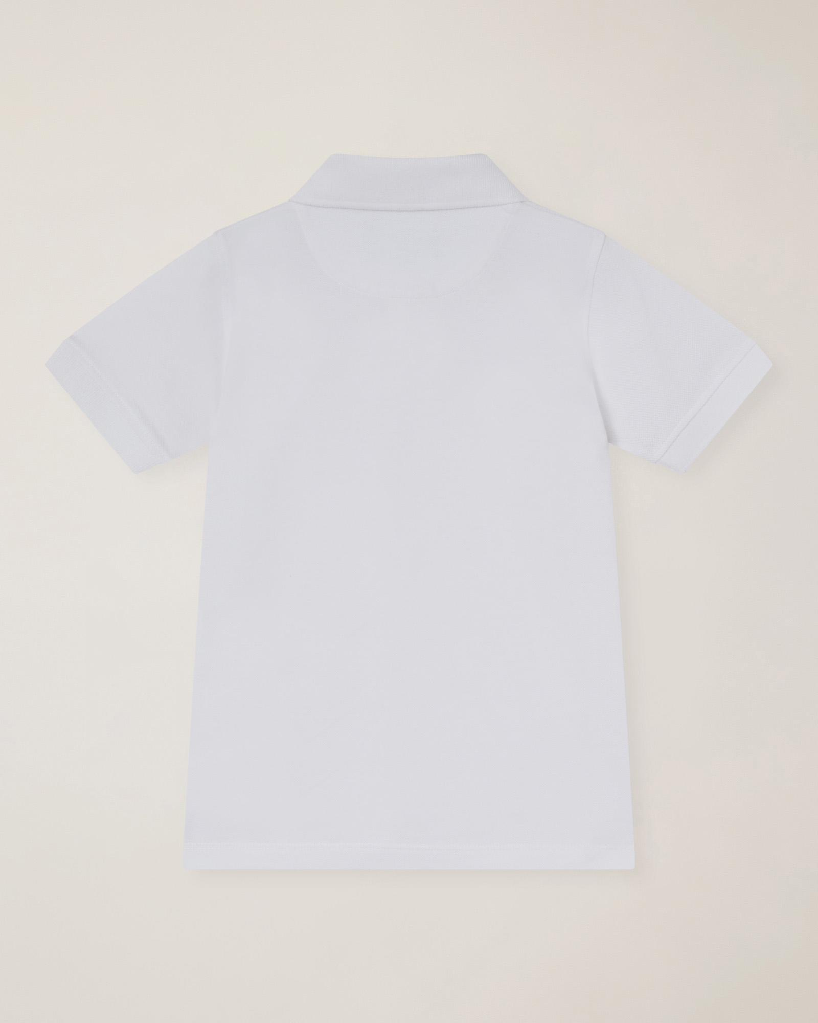 Piquet polo shirt with logo embroidery