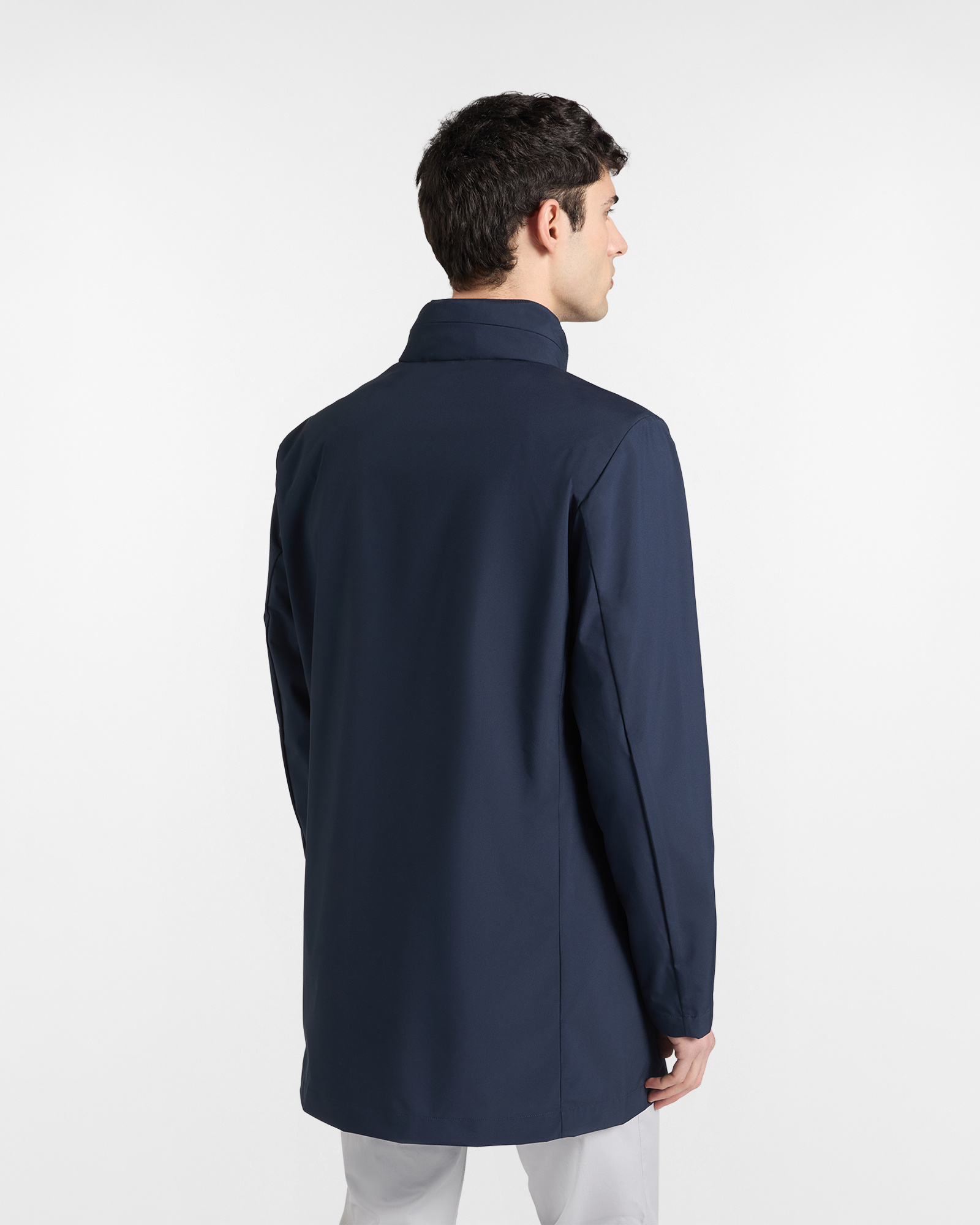Soft shell trench coat, Navy Blue, large image number 1