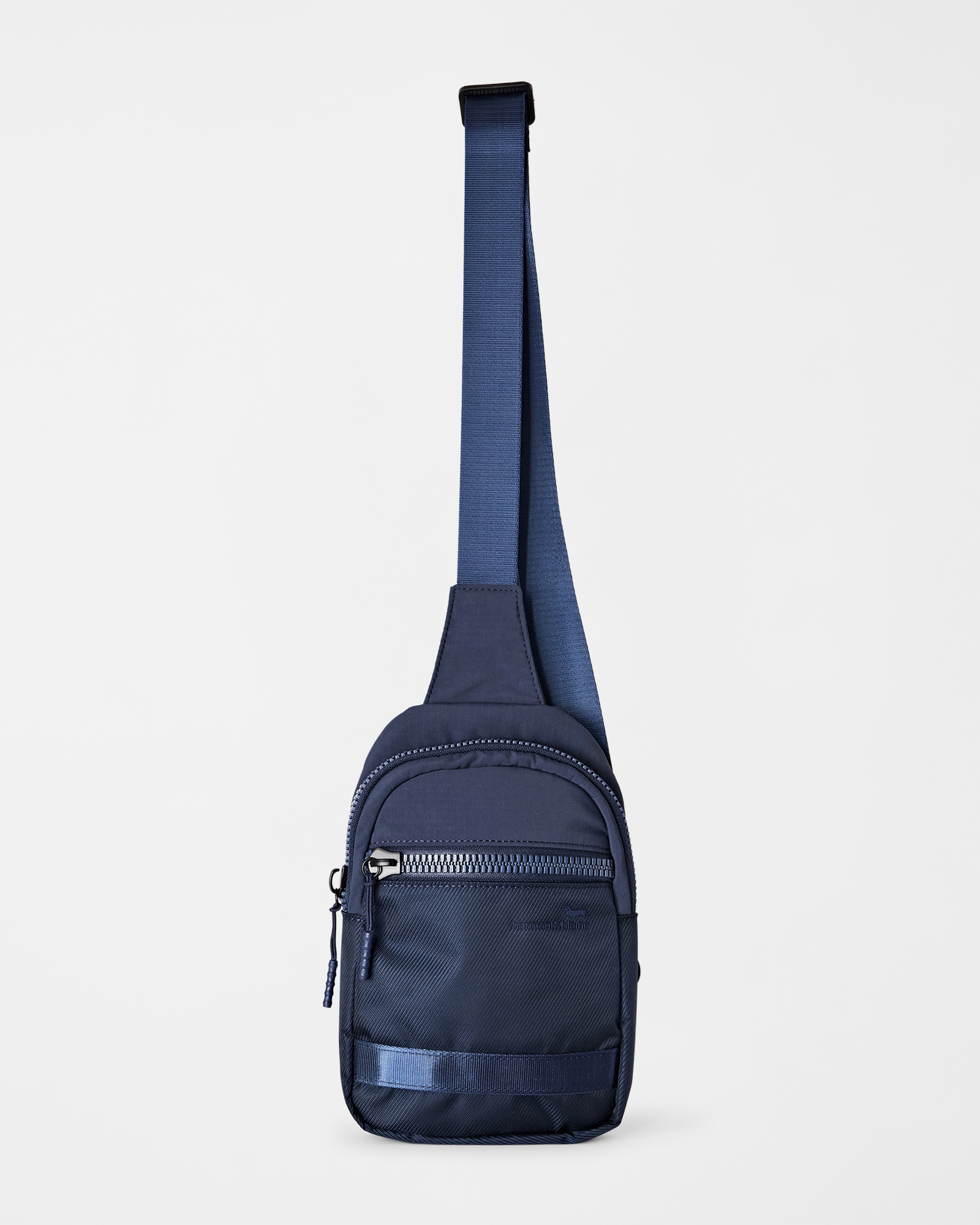 Men&rsquo;s chest rig bag in navy blue technical fabric