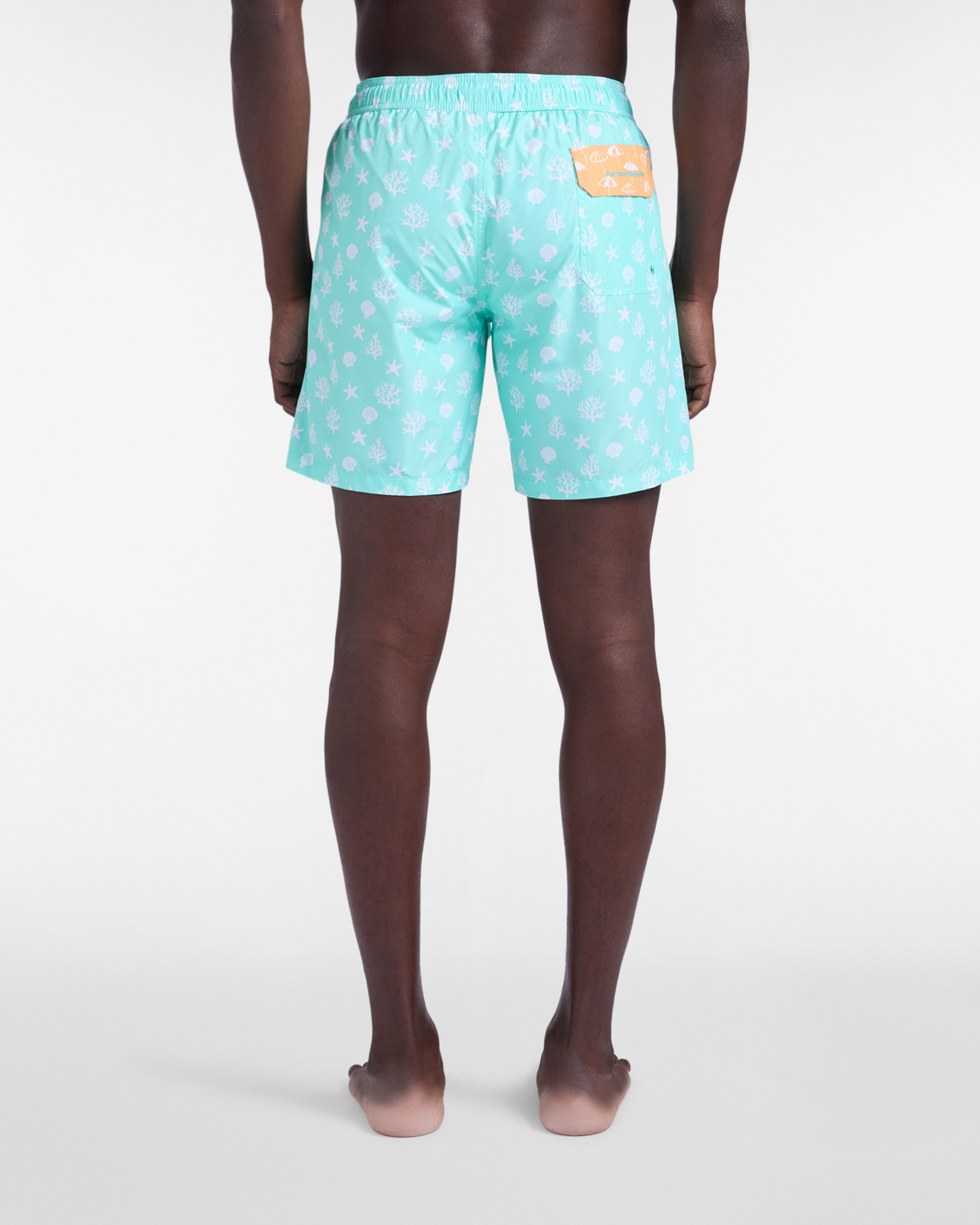 Men&rsquo;s swim shorts with print 