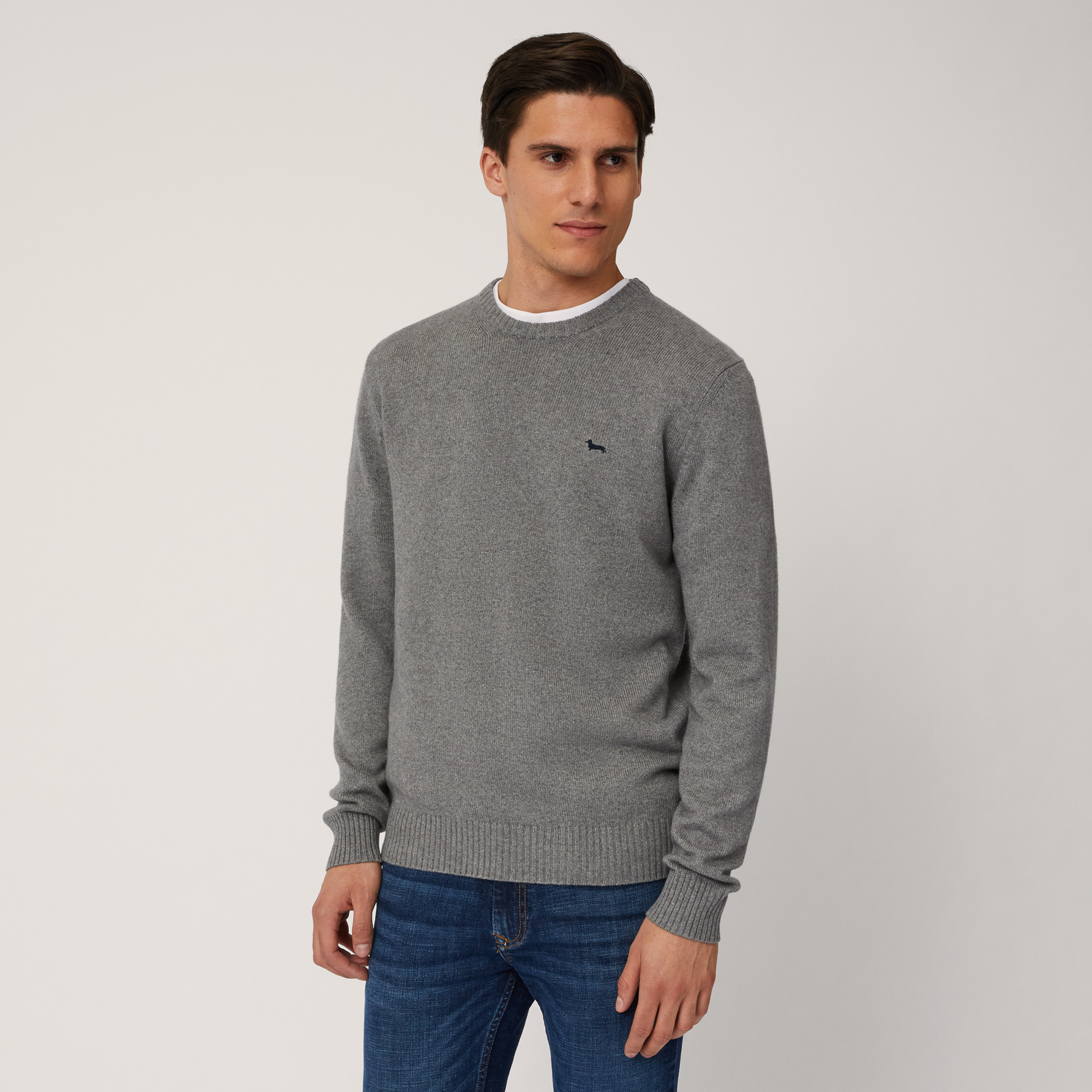 Pullover Girocollo Misto Lana, , large image number 0