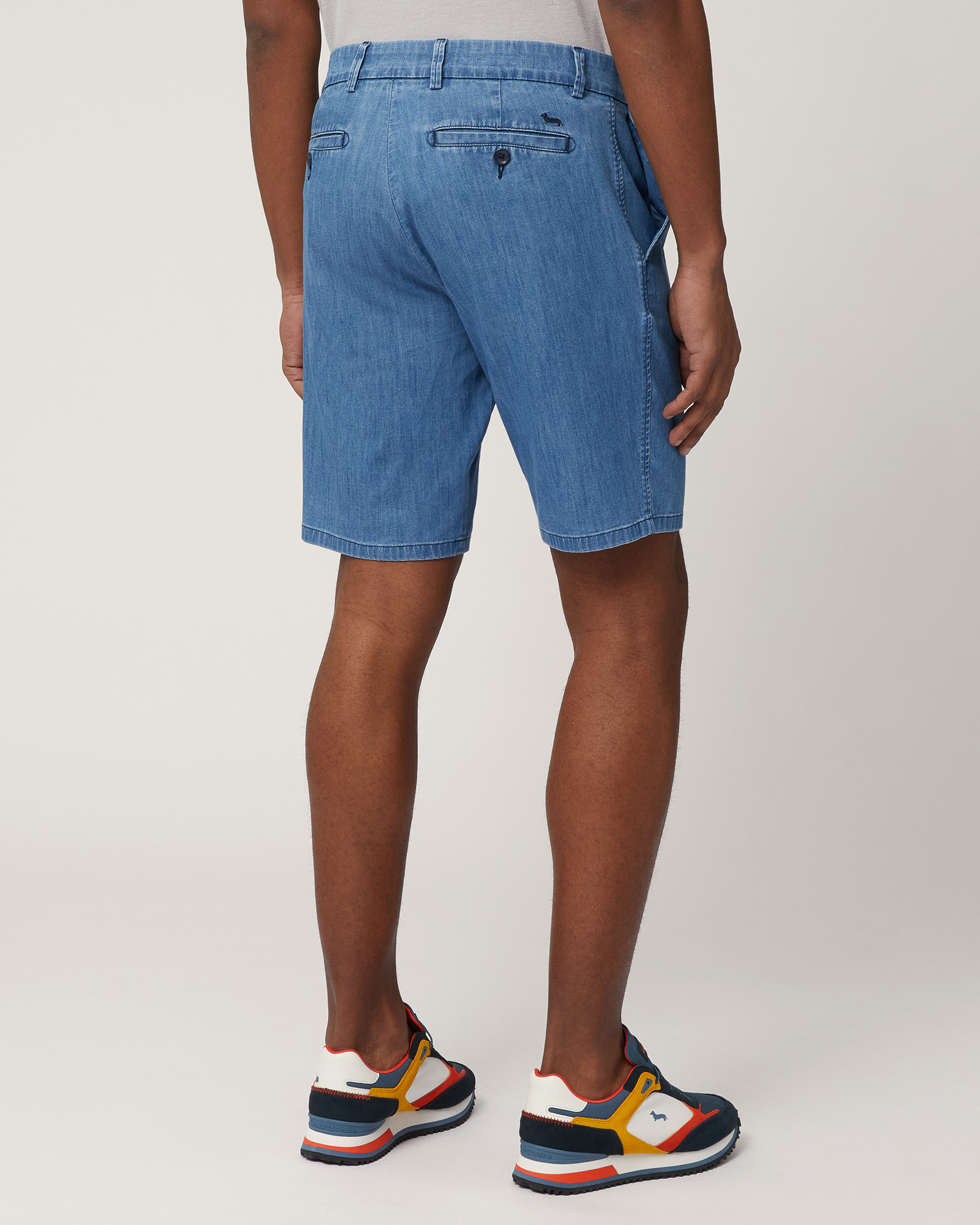 Bermudas de denim corte regular