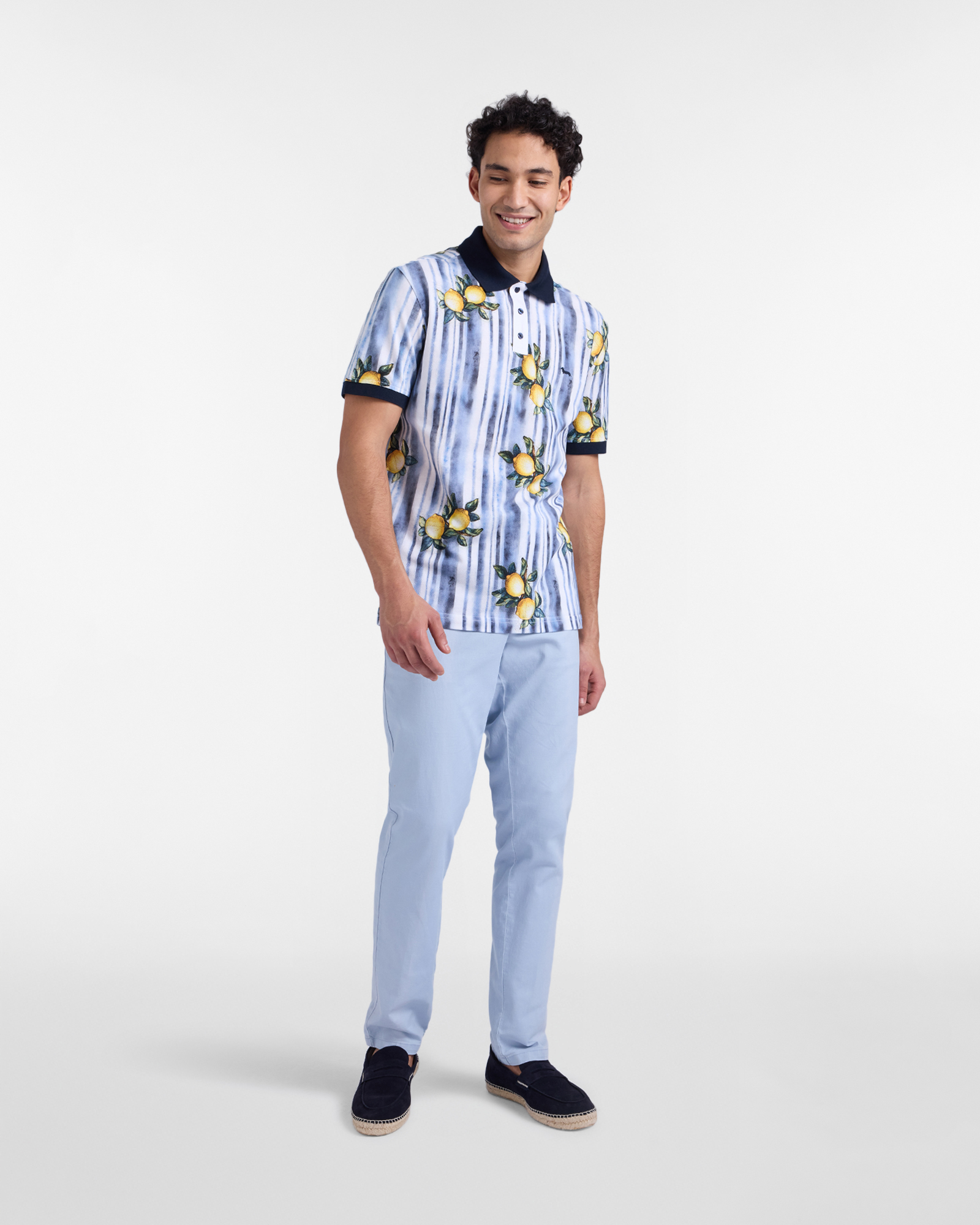 All-over print polo shirt, White, large image number 3