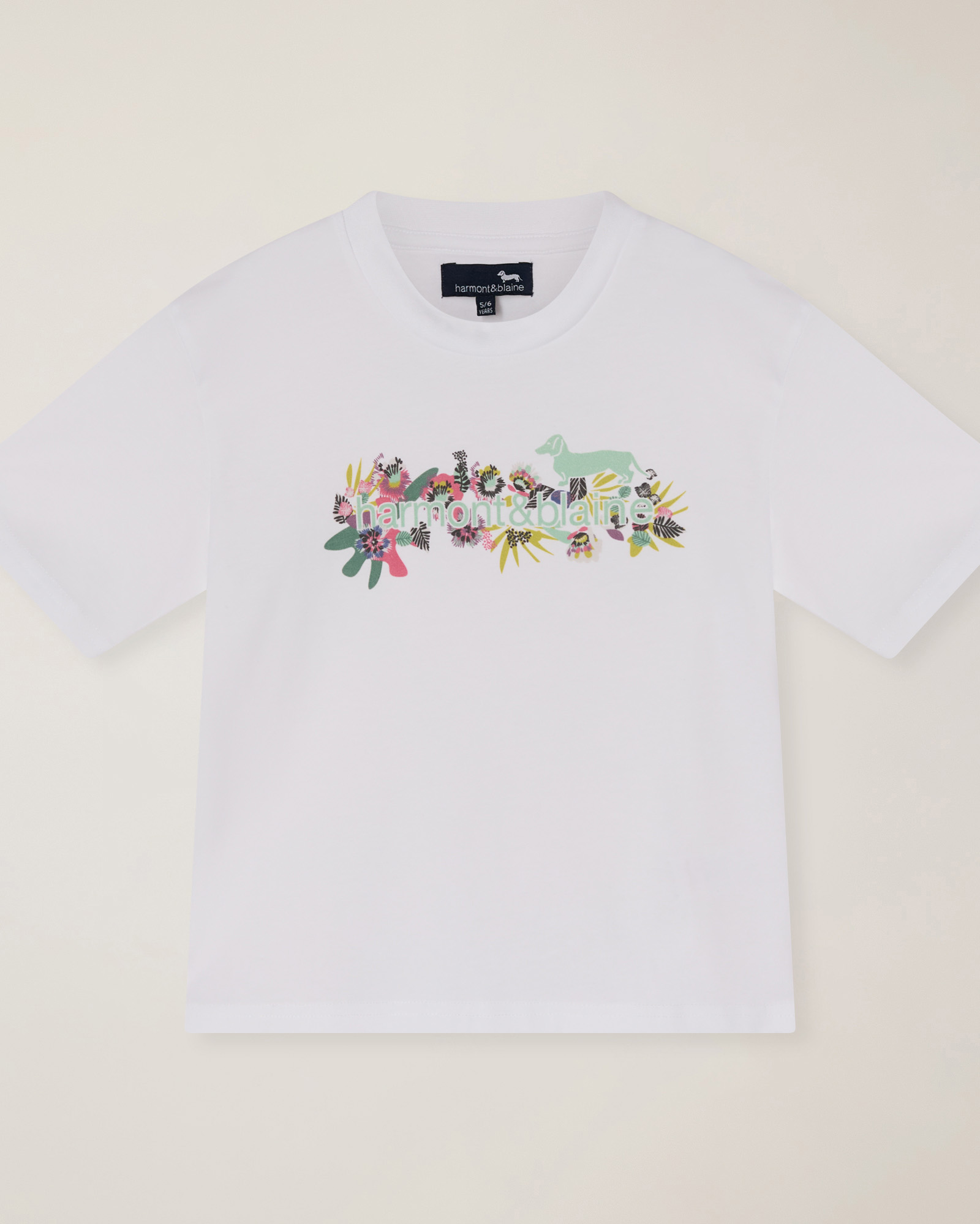 Oversized cotton T-shirt with print