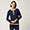 Long-Sleeved Polo Shirt With Contrast Details, Blue, swatch
