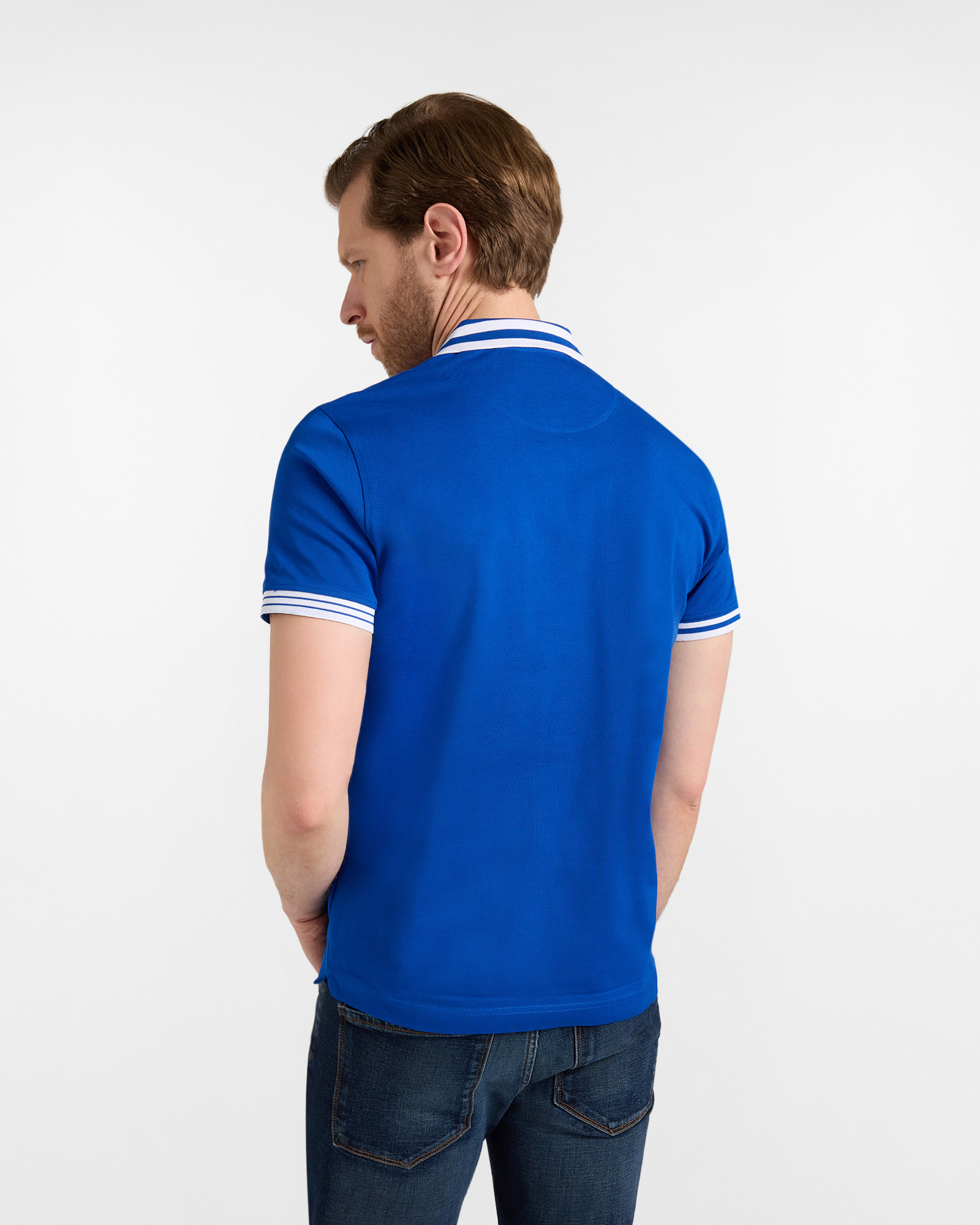 Polo de hombre de la colecci&oacute;n c&aacute;psula Sorbetto de piqu&eacute;