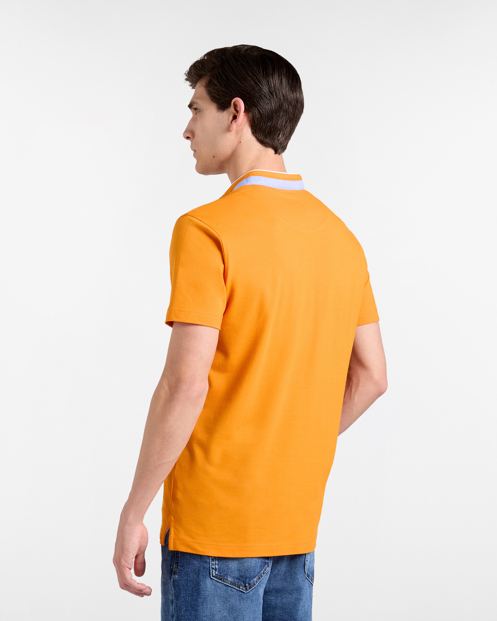 Polo uomo narrow  fit collo coreano 