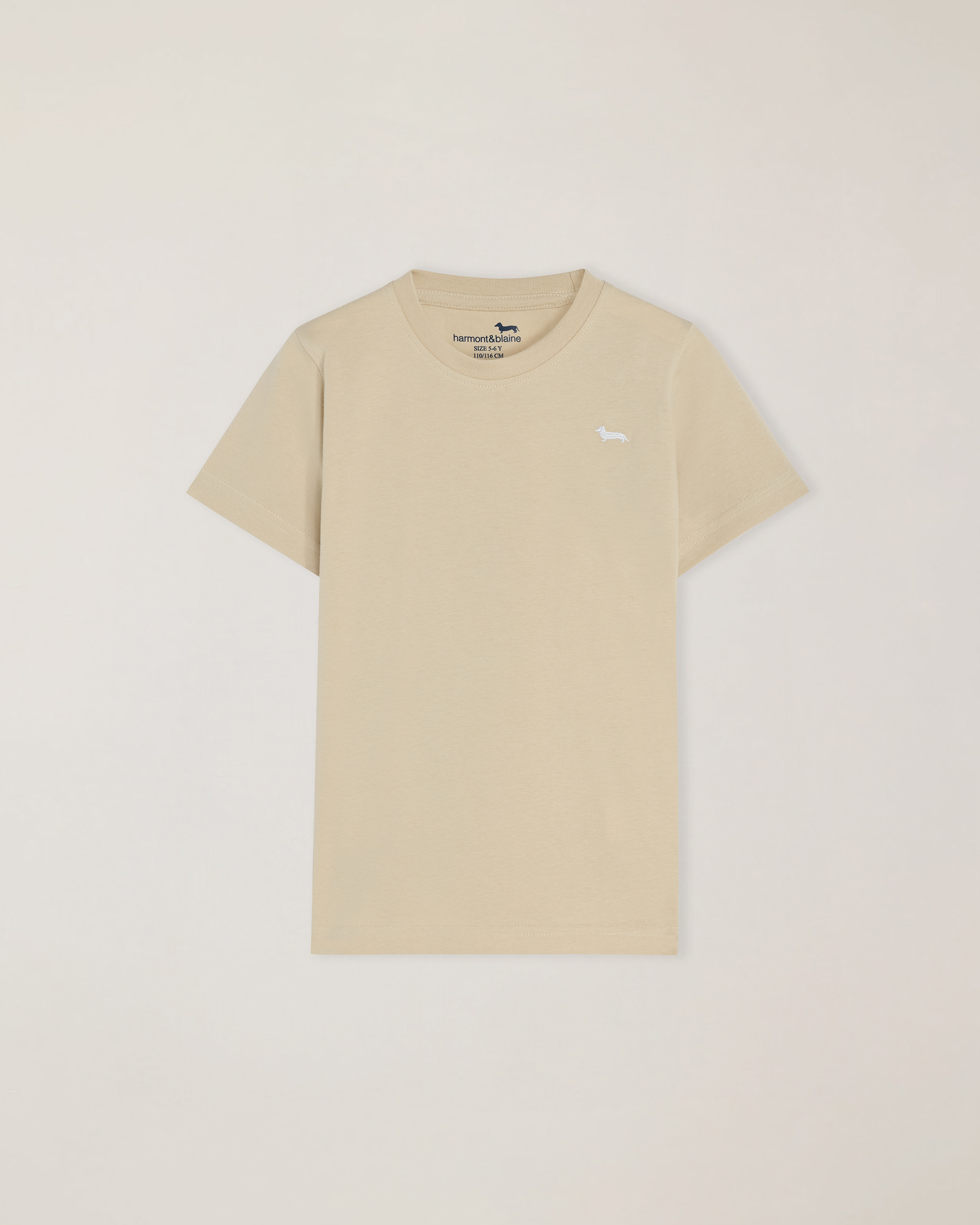 T-shirt jersey mezza manica ricamo logo