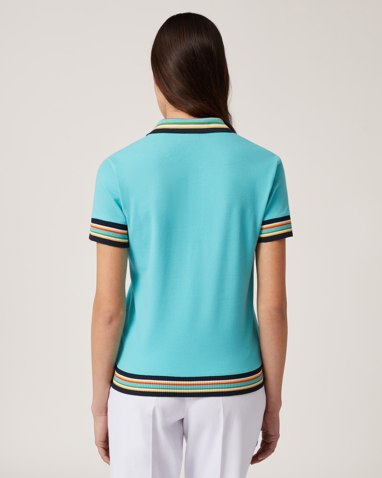 Polo Con Costine Rigate