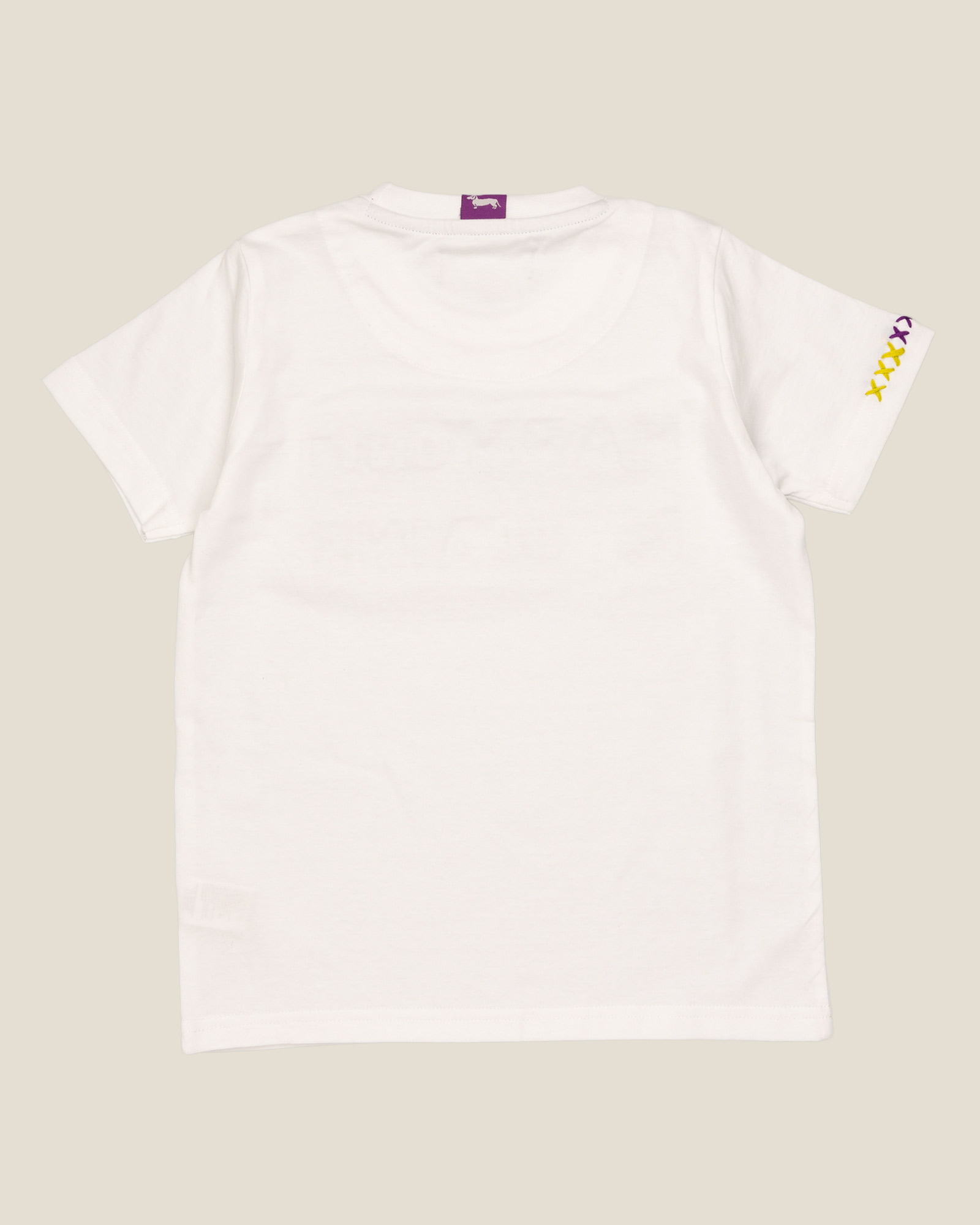 T-shirt with print and embroidery