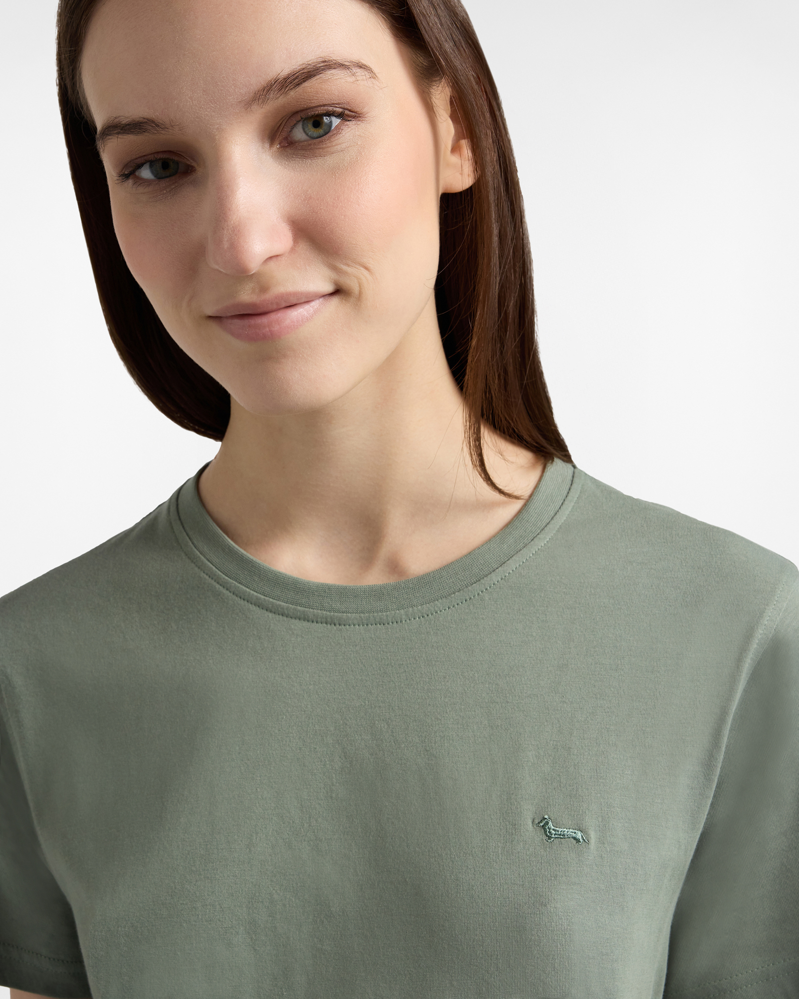 Women's cotton T-shirt, Green, large image number 2