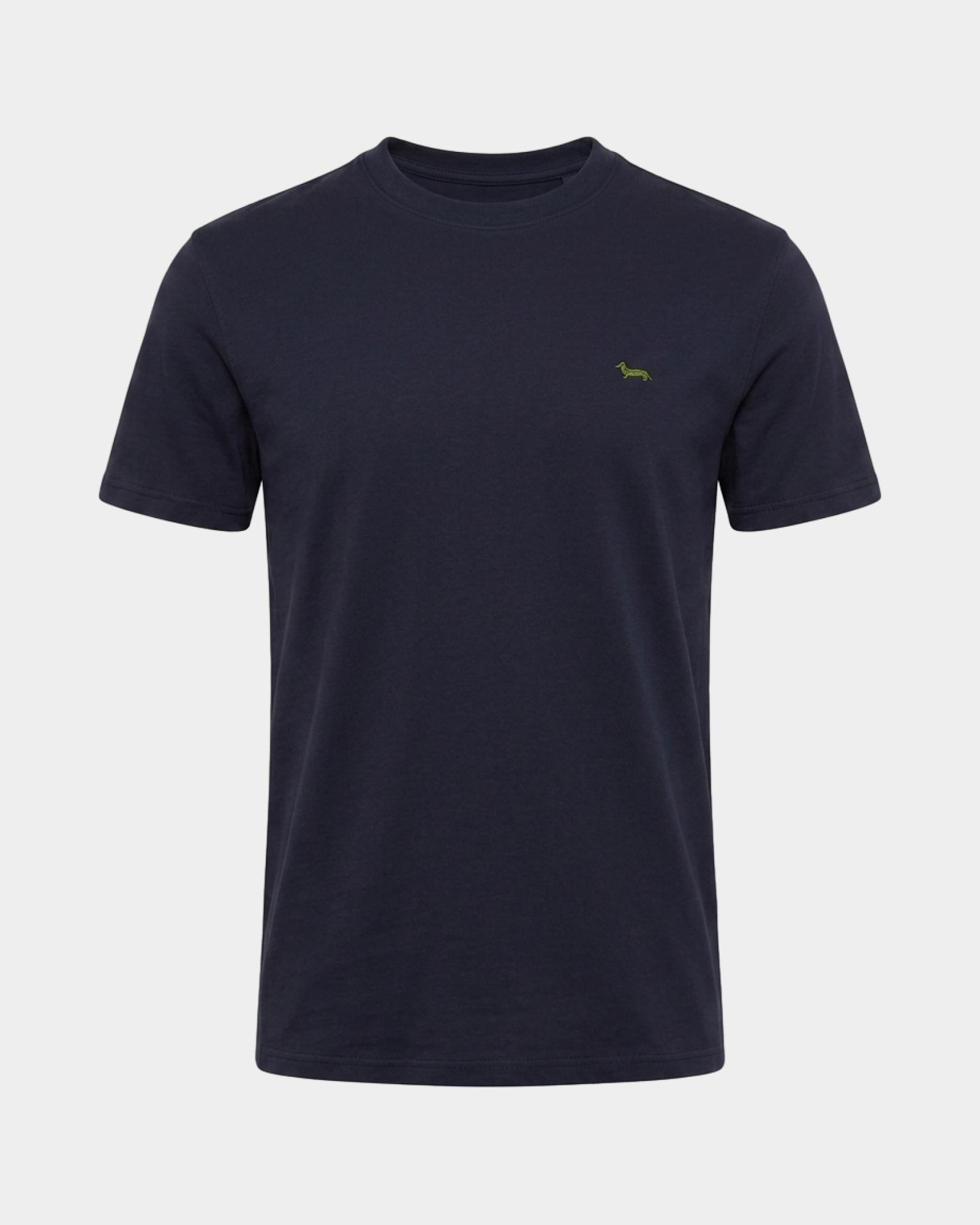 Camiseta de hombre en 100 % puro algod&oacute;n corte regular, AZUL MARINO, large