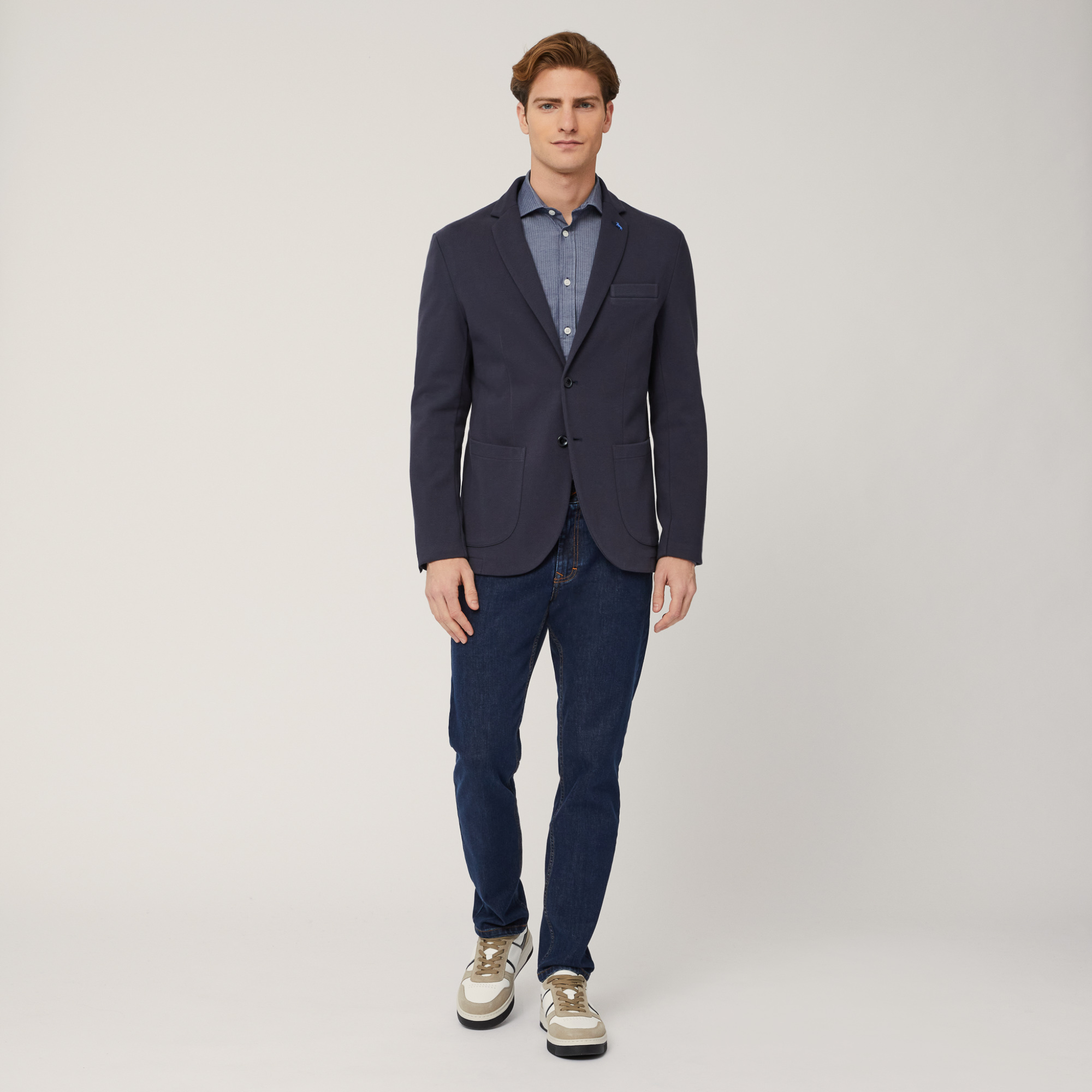 Cotton Blend
  Single Jacket main image 0