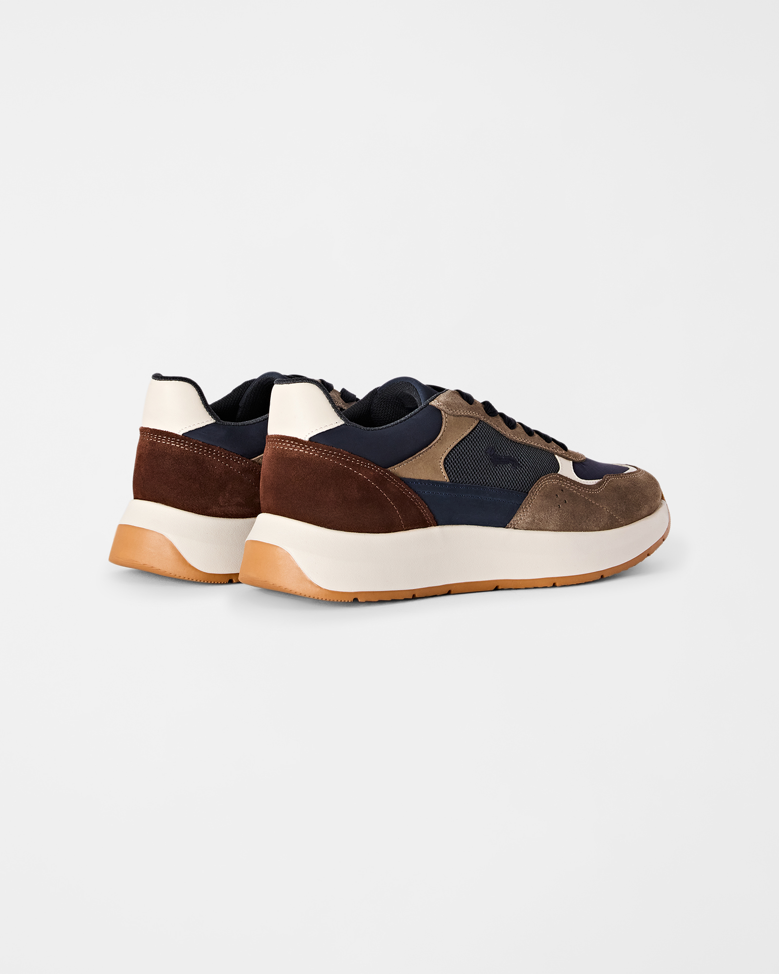 MEN'S SUEDE SHOES - TEX RIPSTOP, BEIGE - BLUE, large image number 2