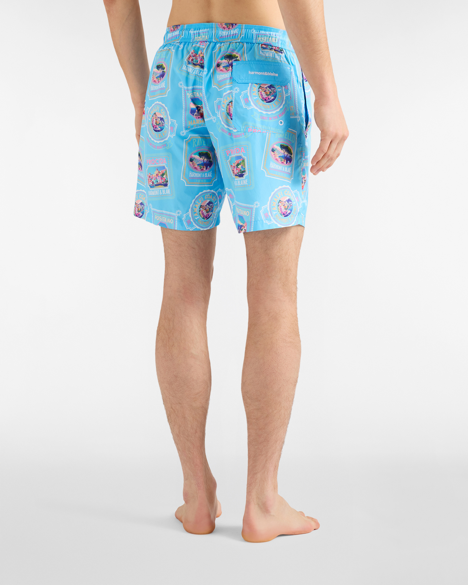 Postcard swim shorts