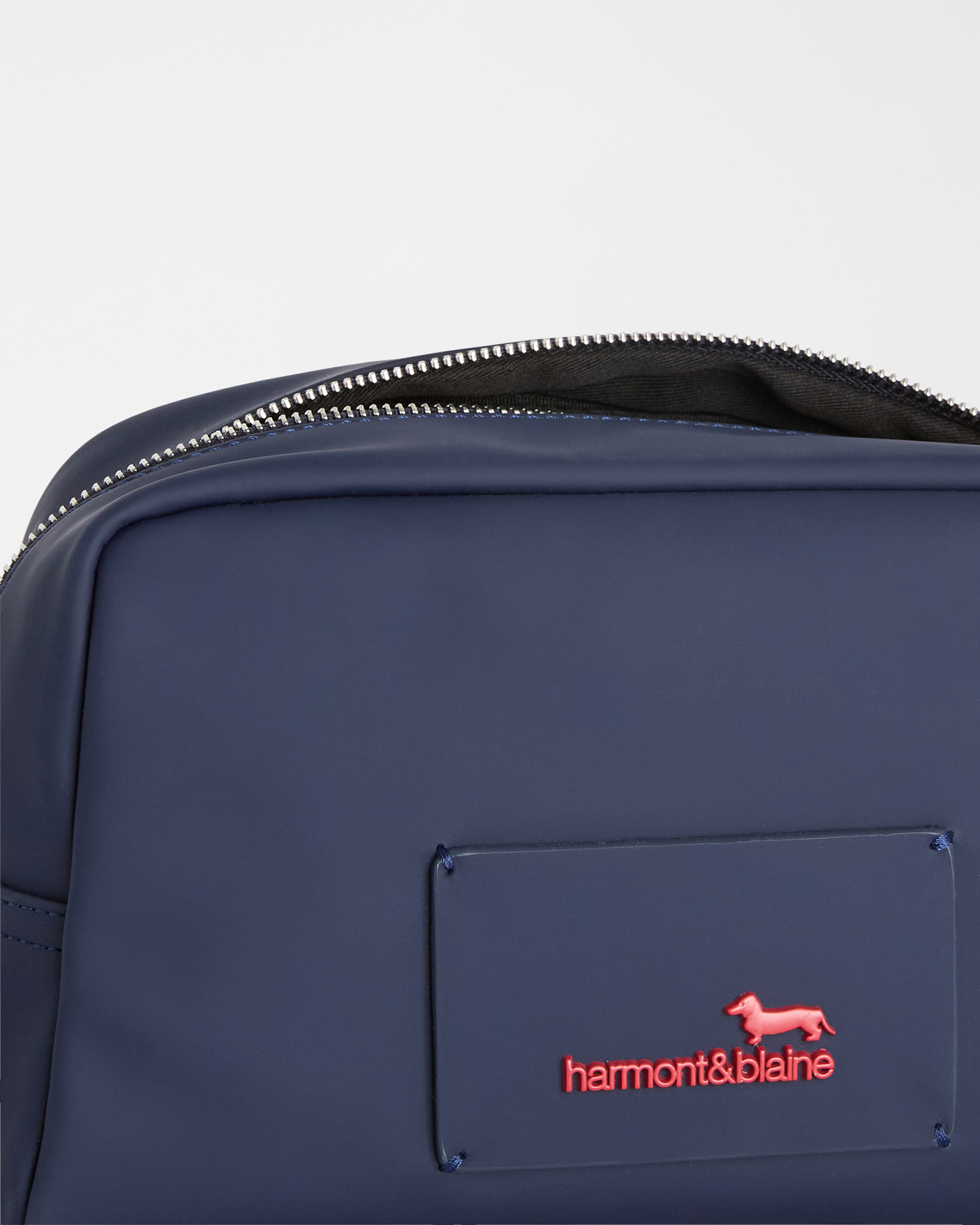 Medium-sized faux leather clutch, Blue, large image number 2