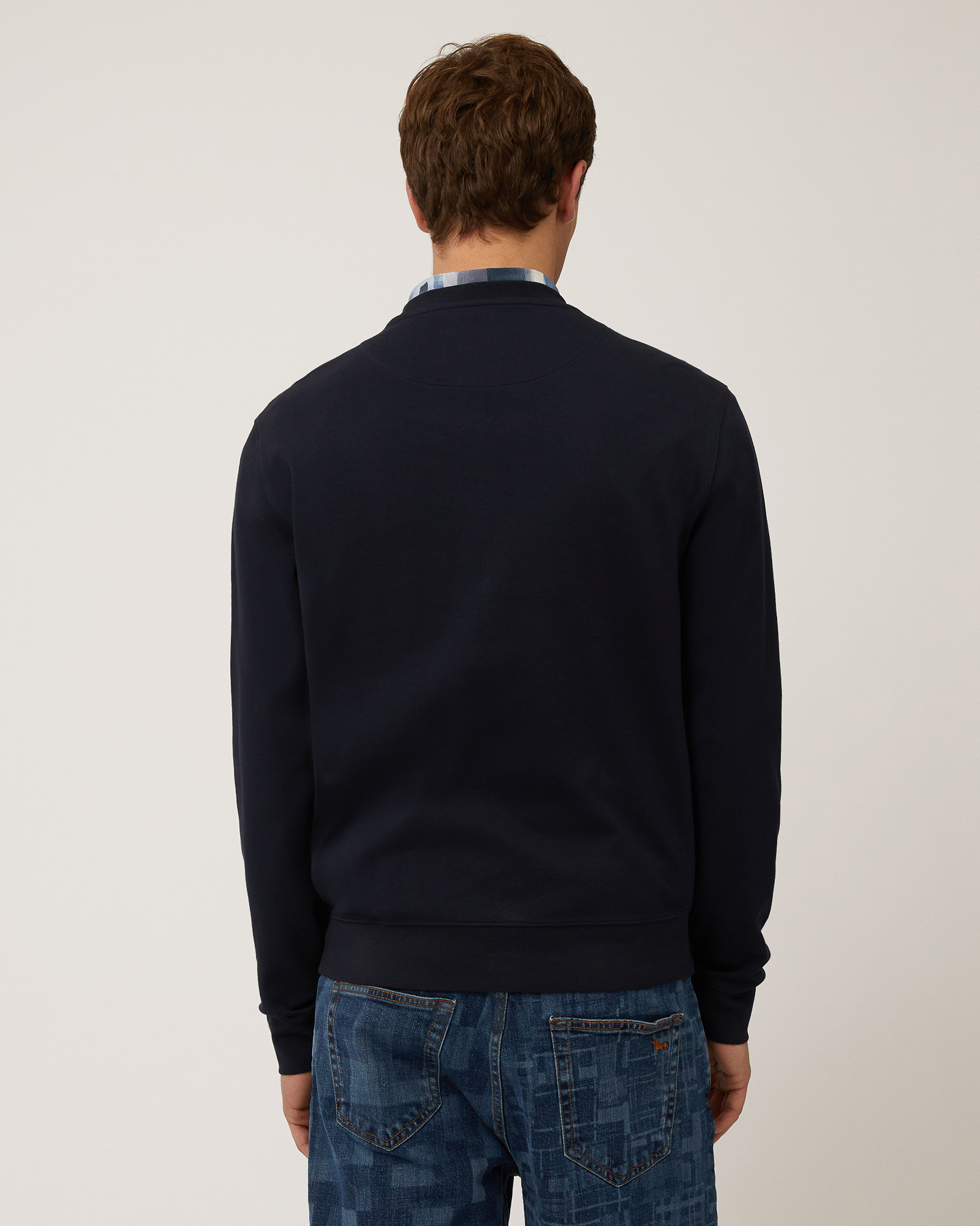 Cotton Sweatshirt with Dachshund