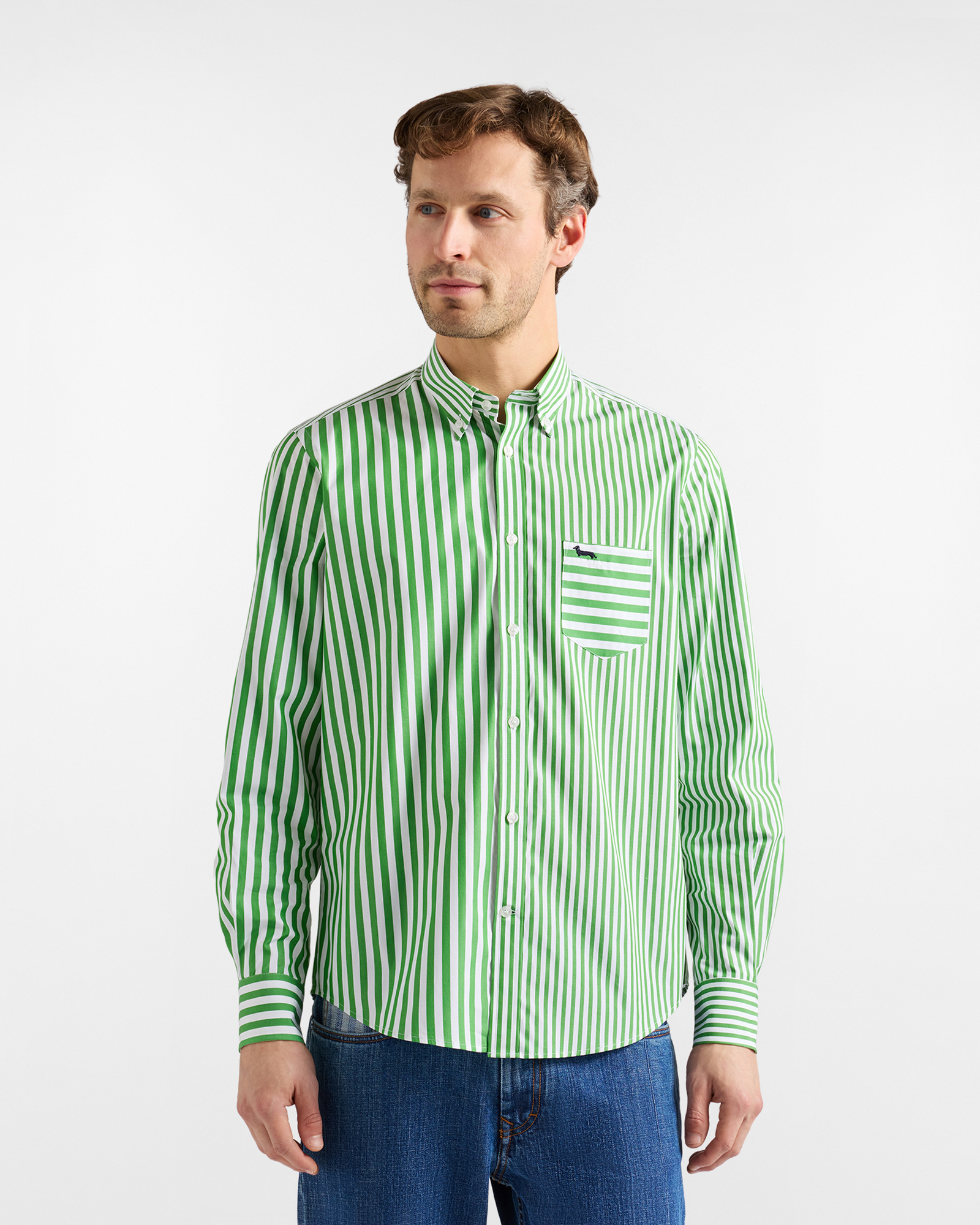 Men's &ldquo;Sorbet&rdquo; patchwork shirt