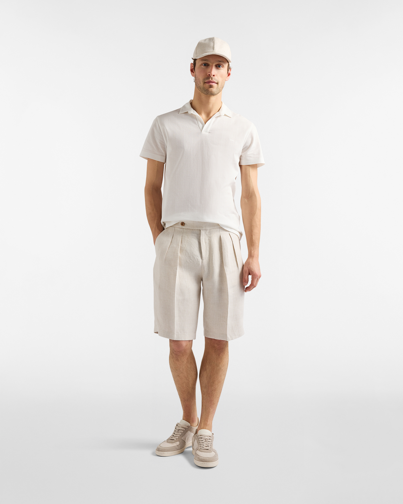 Men's Craftsmanship in Color Bermuda shorts, Beige, large image number 3